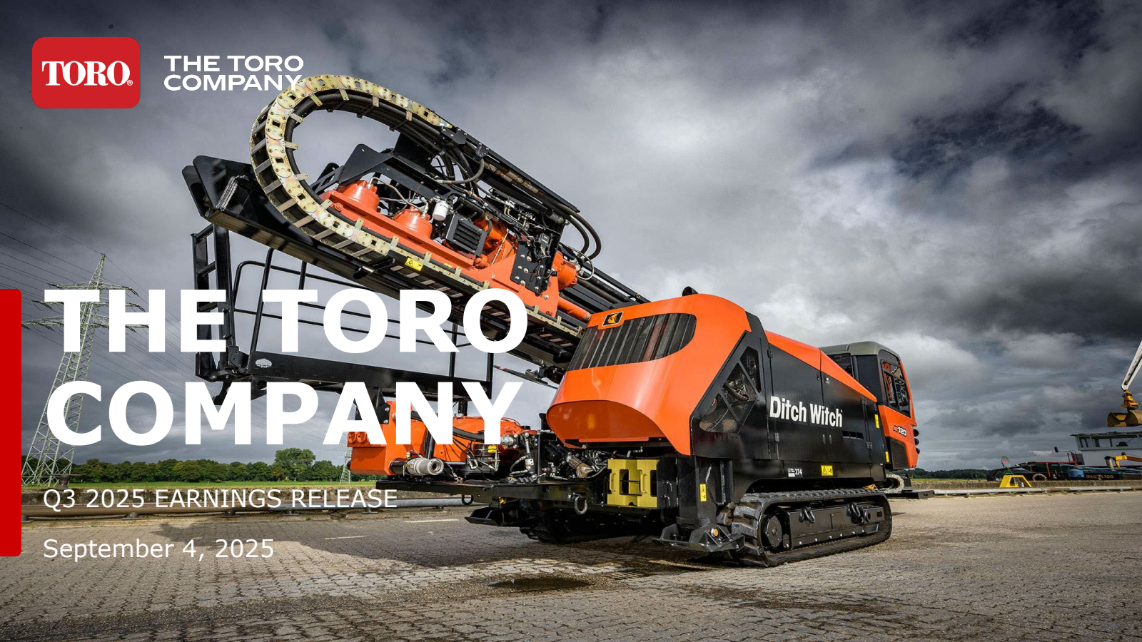 Toro's Q3 2025 Slide Deck