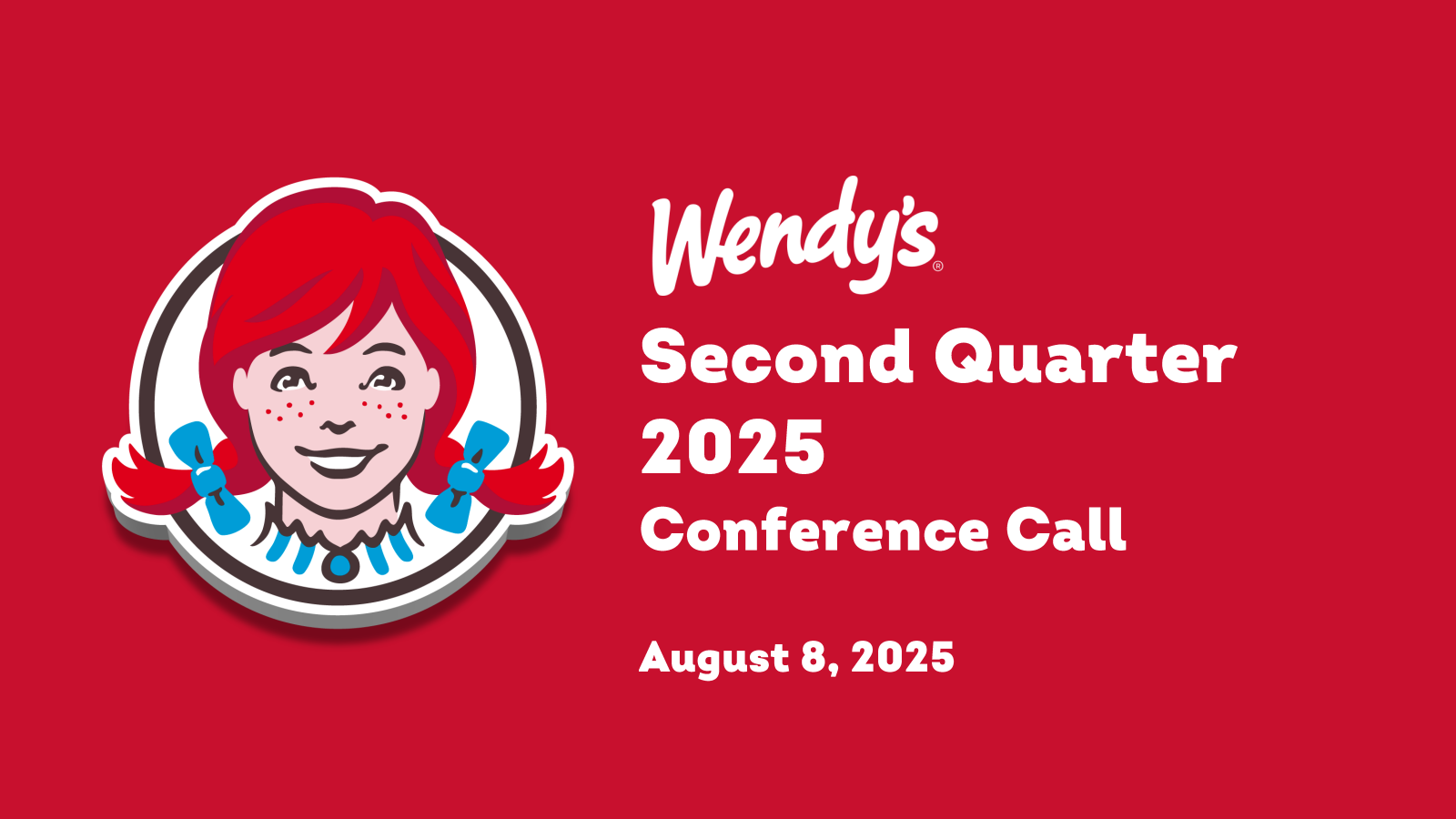 Wendy's' Q2 2025 Slide Deck
