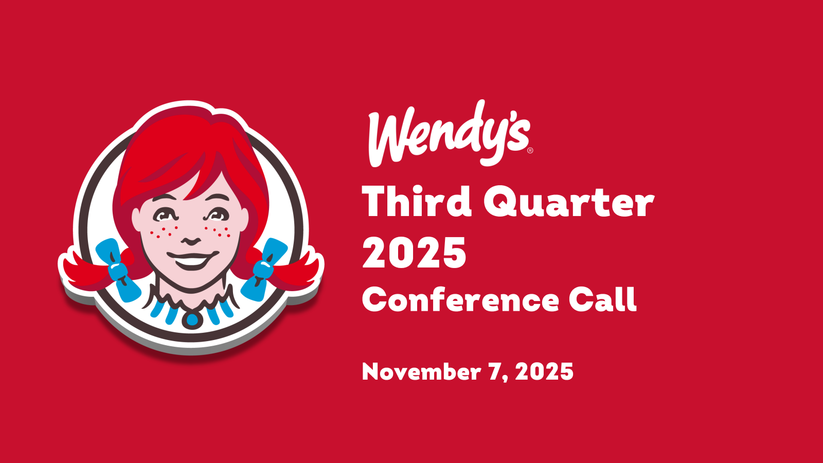 Wendy's' Q3 2025 Slide Deck