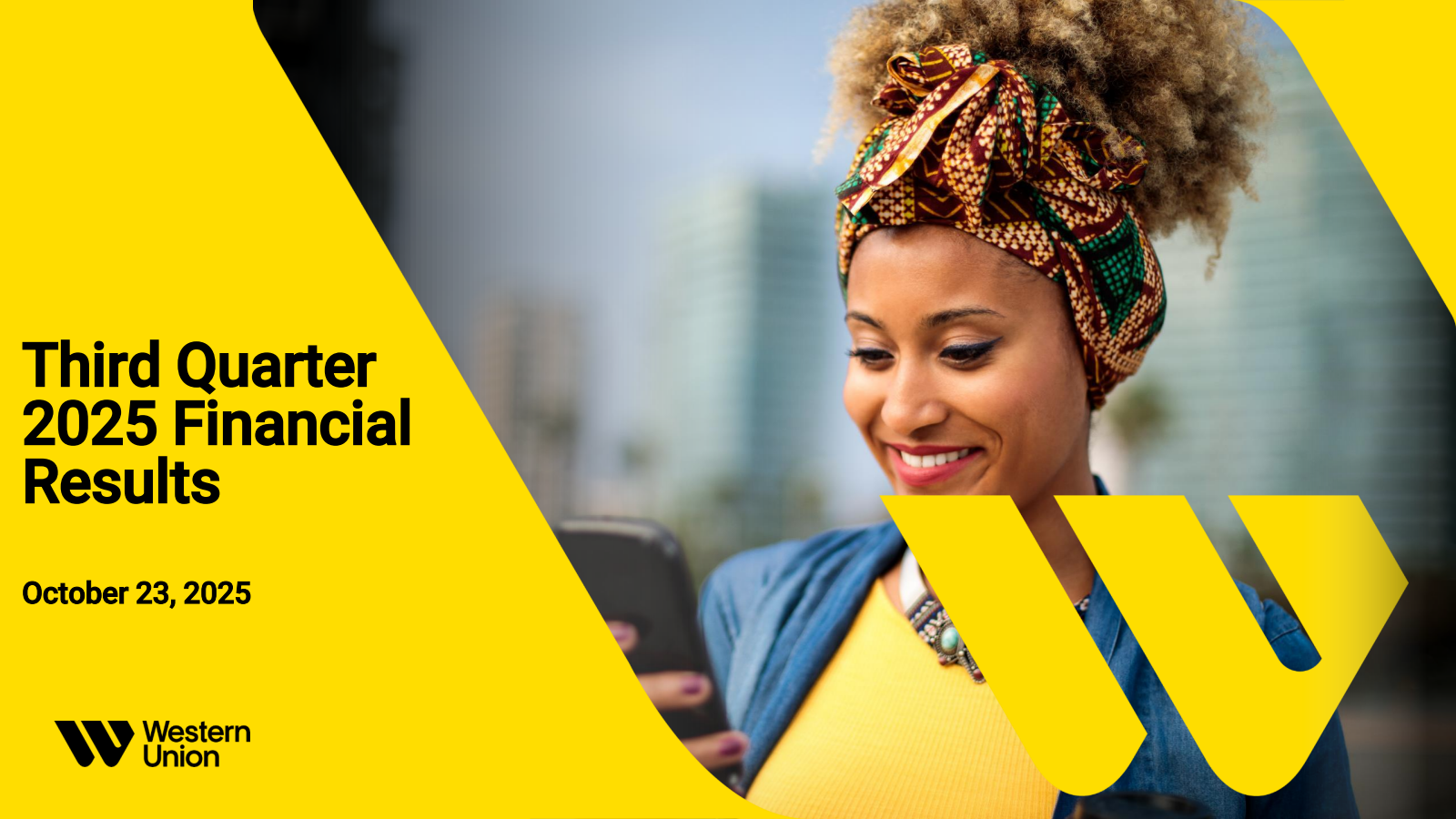 Western Union's Q3 2025 Slide Deck