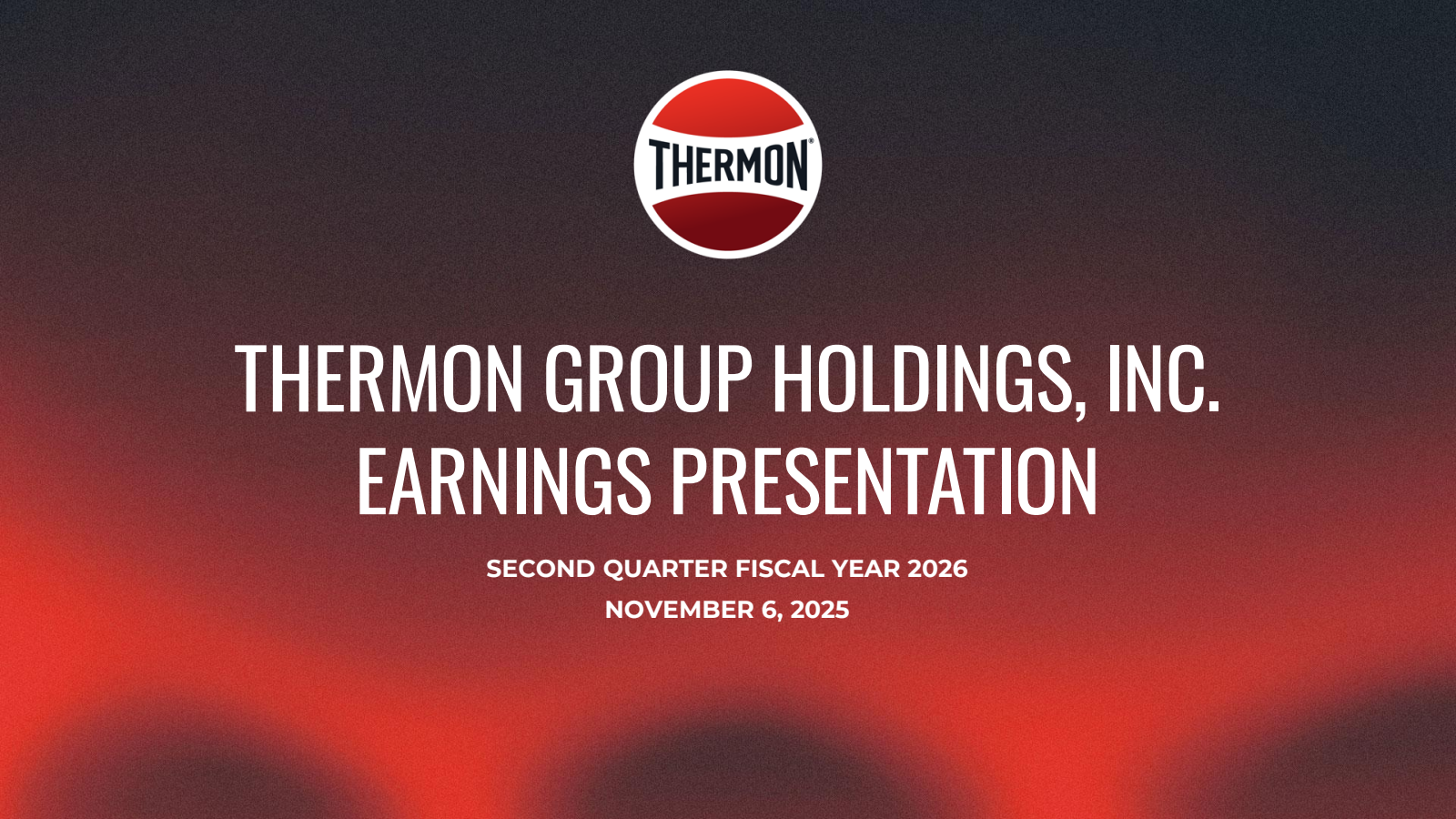 Thermon Group's Q2 2026 Slide Deck