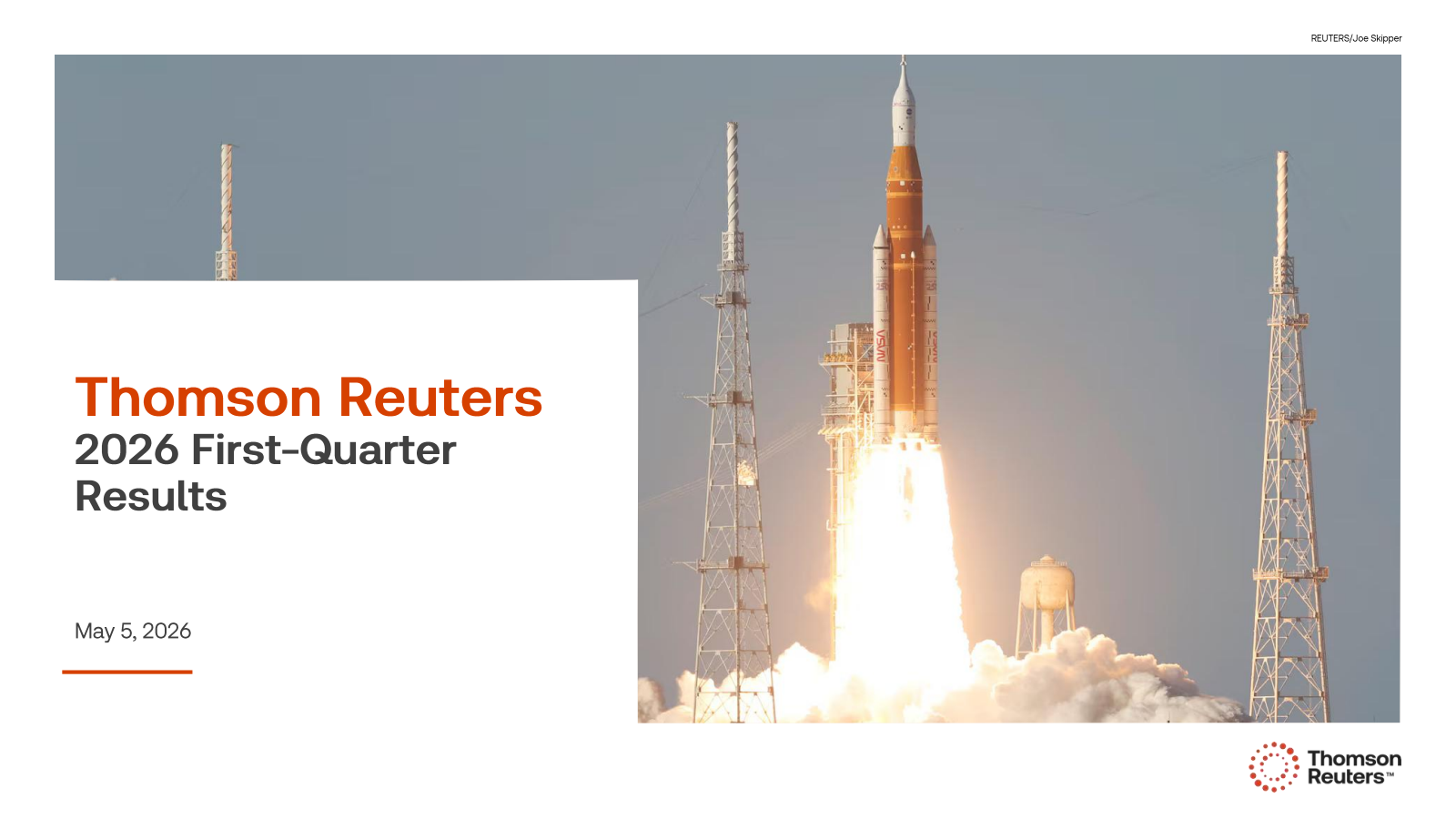 Thomson Reuters' Q1 2026 Slide Deck