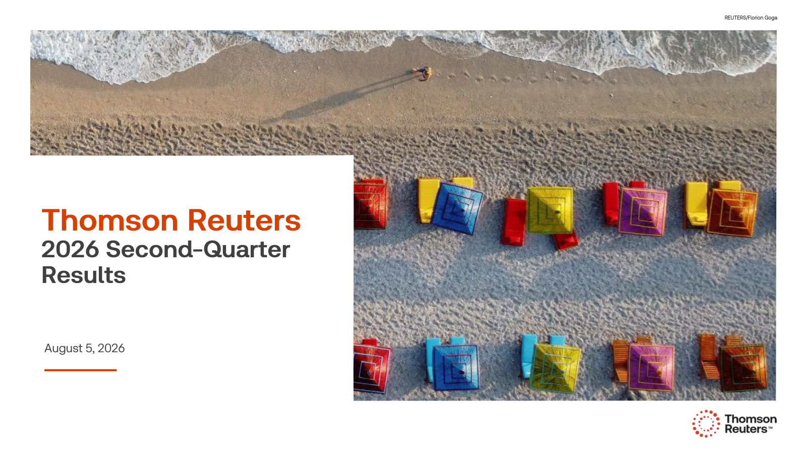 Thomson Reuters' Q2 2026 Slide Deck