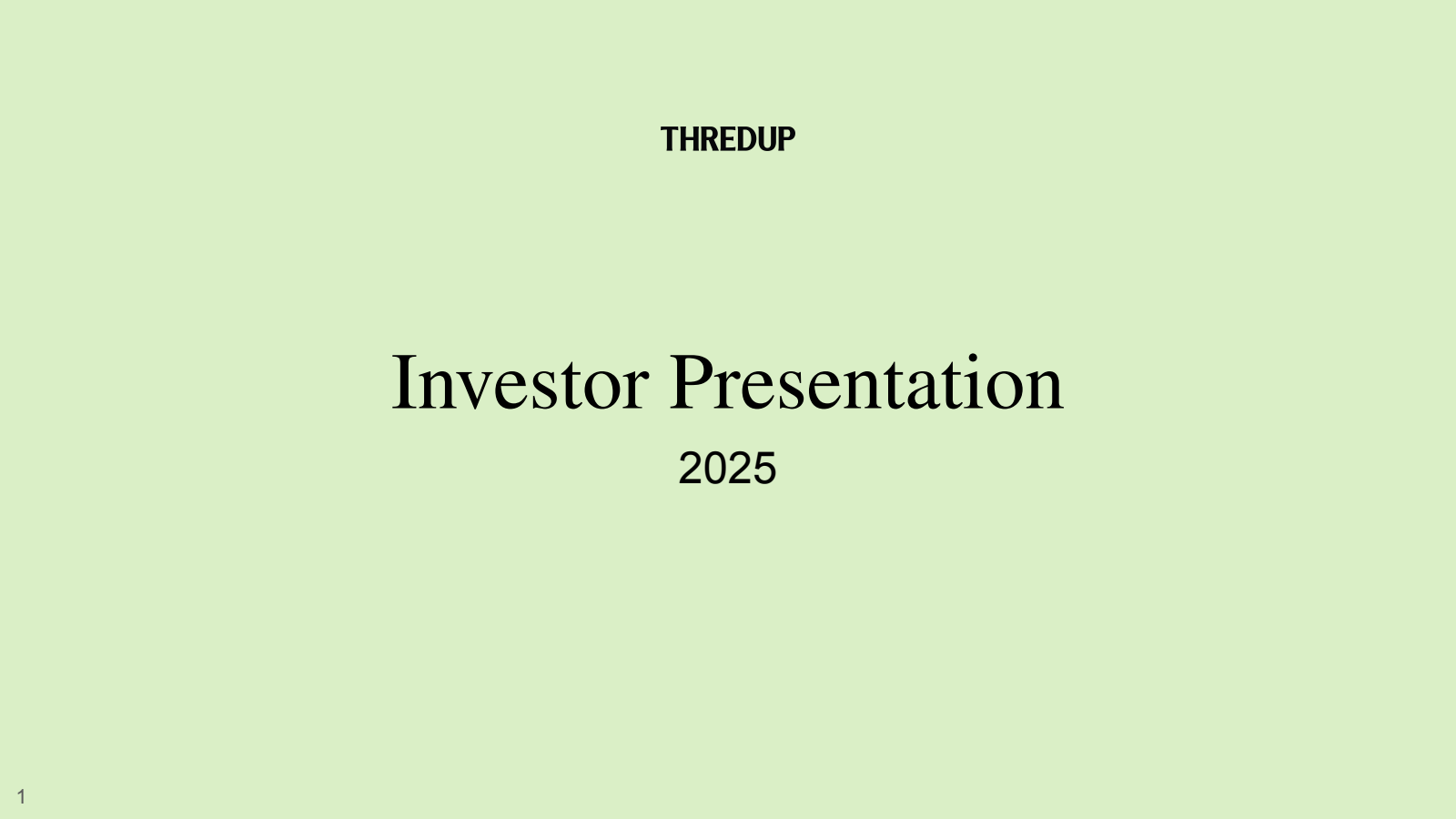 ThredUp's Q4 2025 Slide Deck