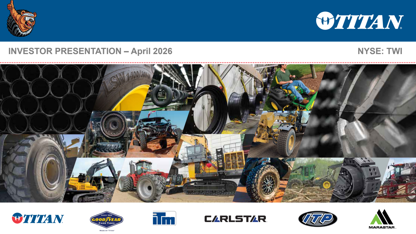 Titan International's Q1 2026 Slide Deck