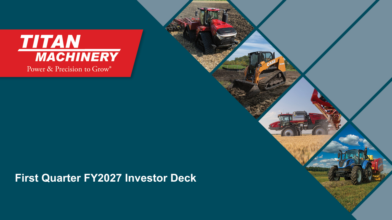 Titan Machinery's Q1 2027 Slide Deck