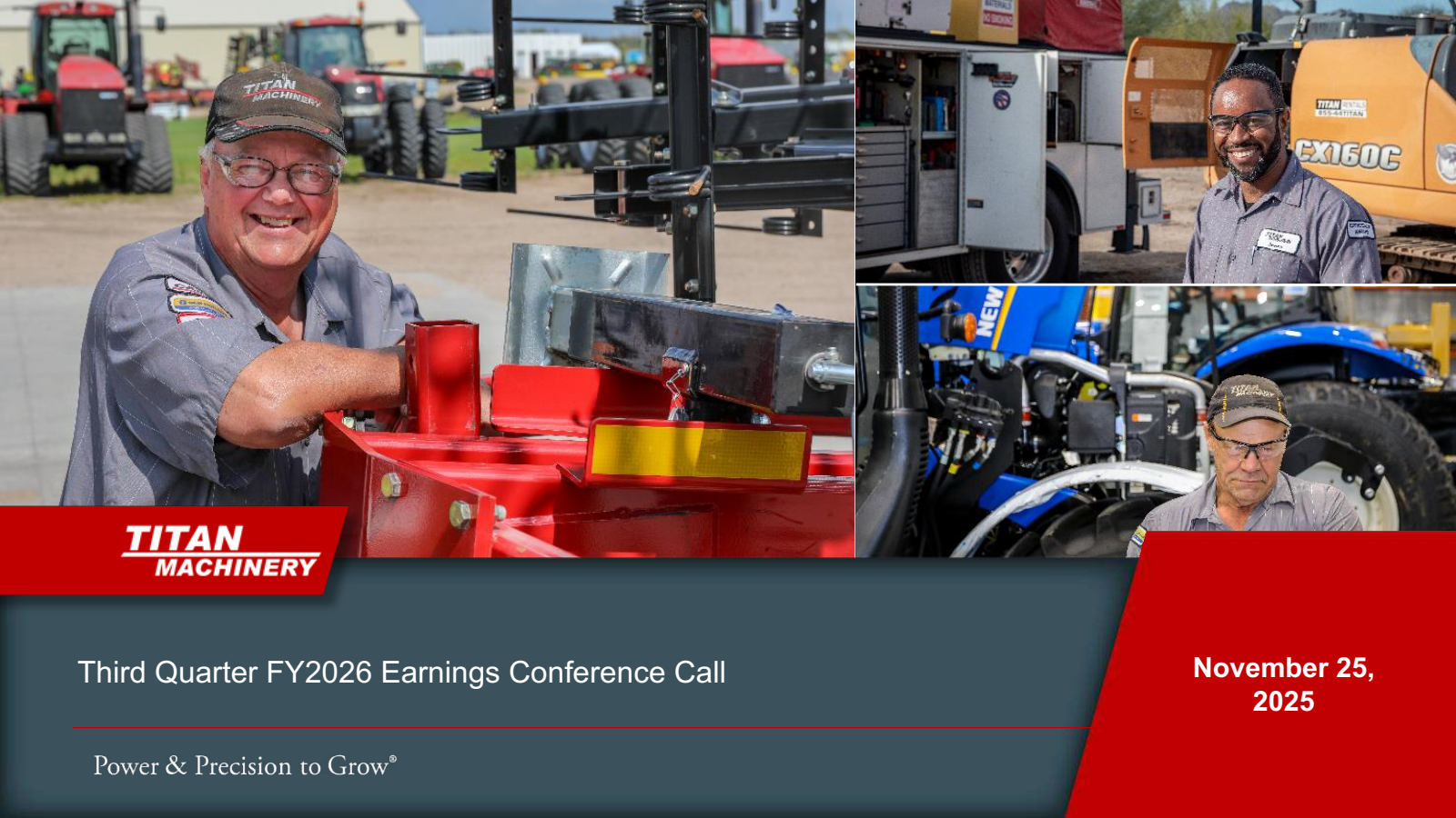 Titan Machinery's Q3 2026 Slide Deck