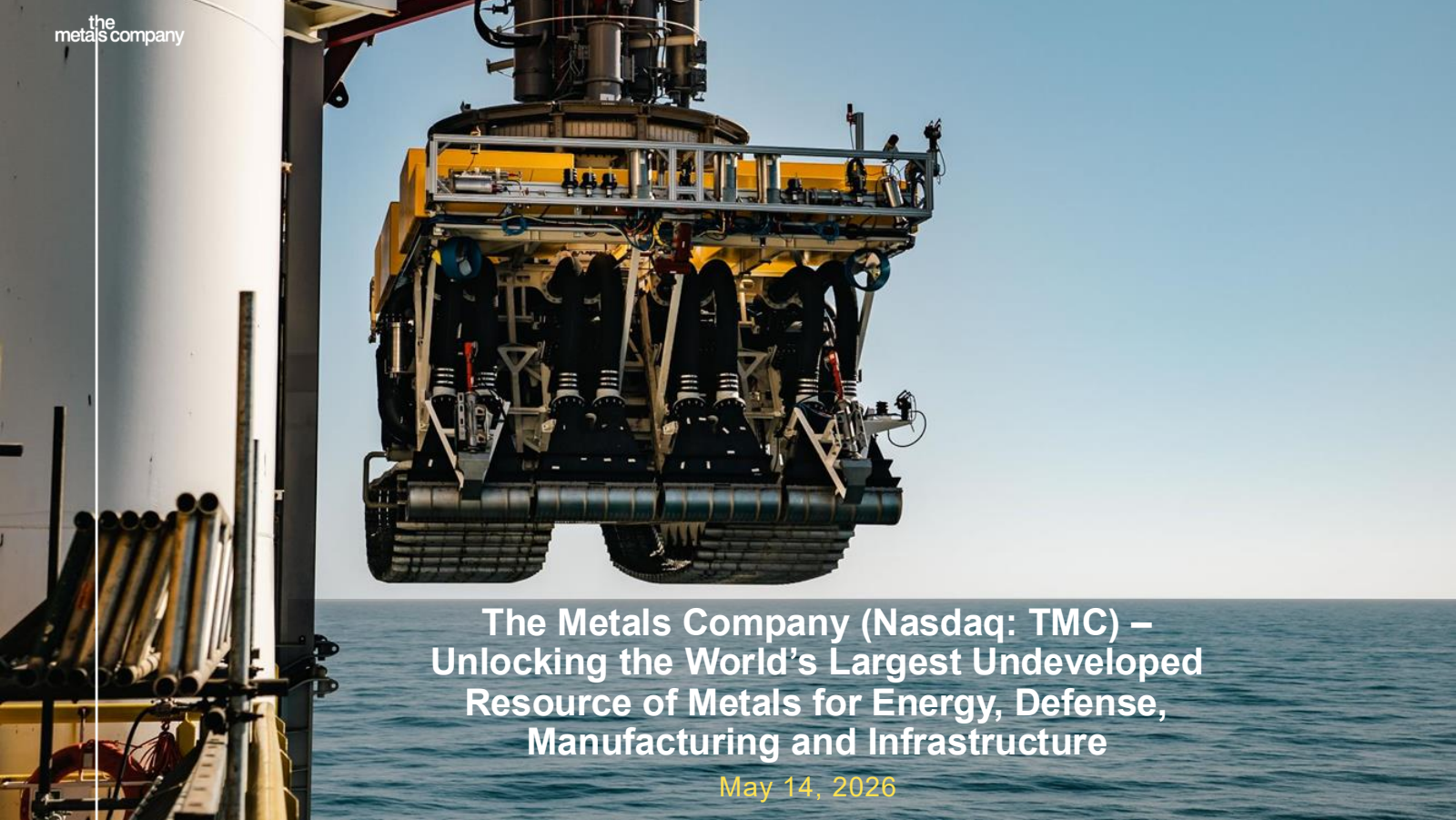 TMC the metals' Q1 2026 Slide Deck