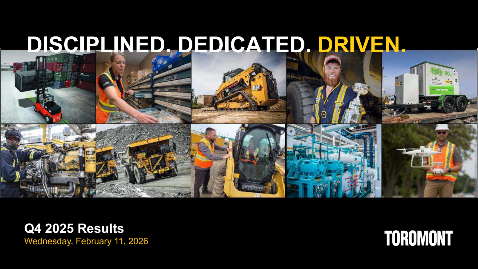 Toromont Industries' Q4 2025 Slide Deck