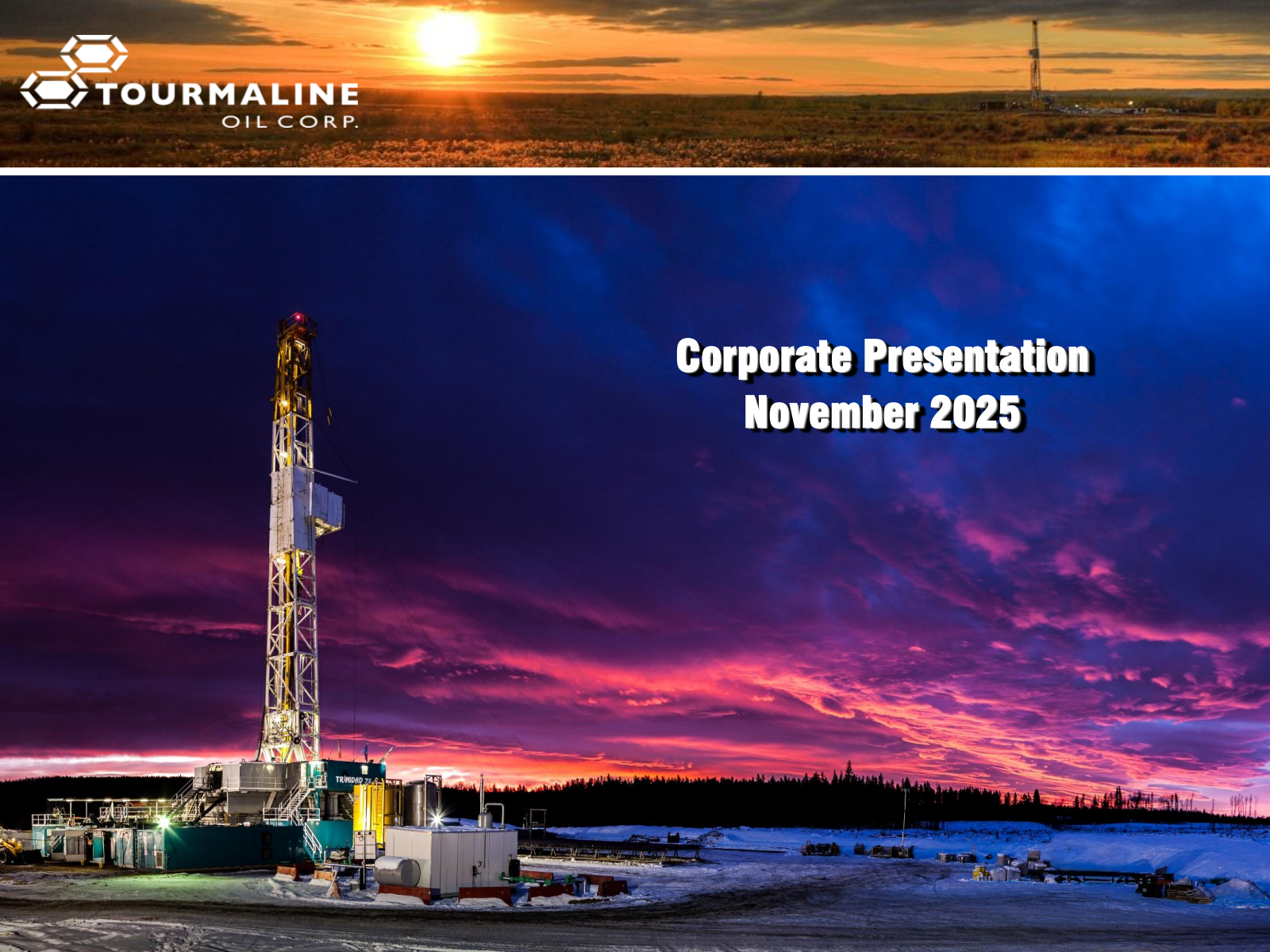 Tourmaline Oil's Q3 2025 Slide Deck