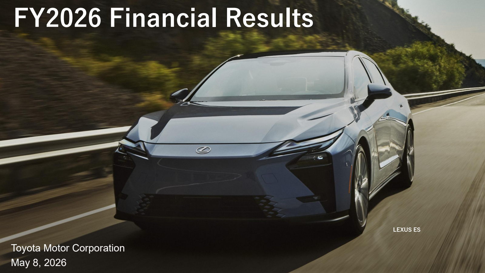 Toyota Motor's Q4 2026 Slide Deck