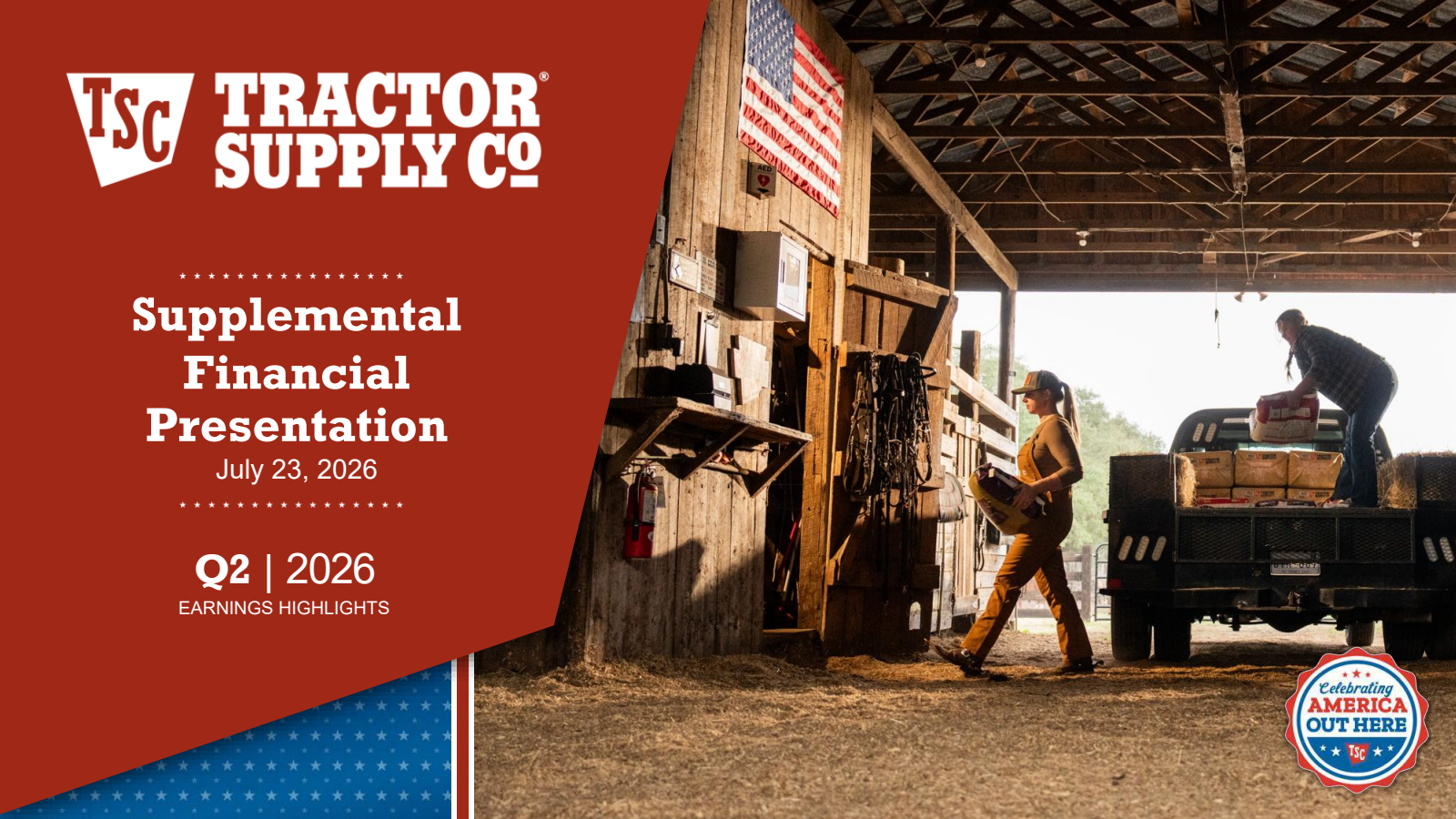 Tractor Supply's Q2 2026 Slide Deck