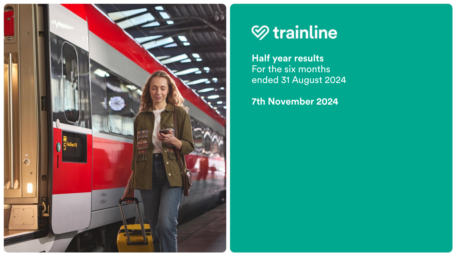 Trainline's H1 2025 Slide Deck