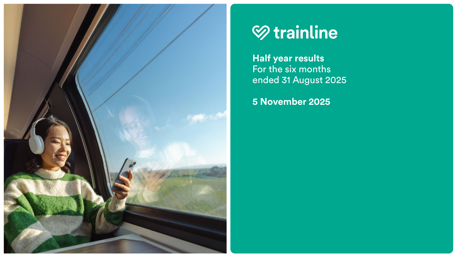 Trainline's H1 2026 Slide Deck