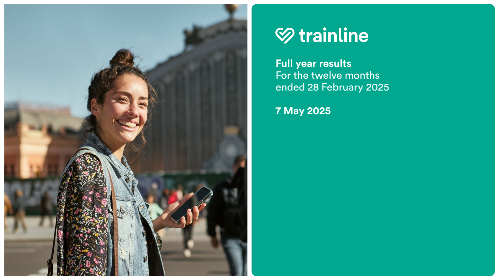 Trainline's H2 2025 Slide Deck