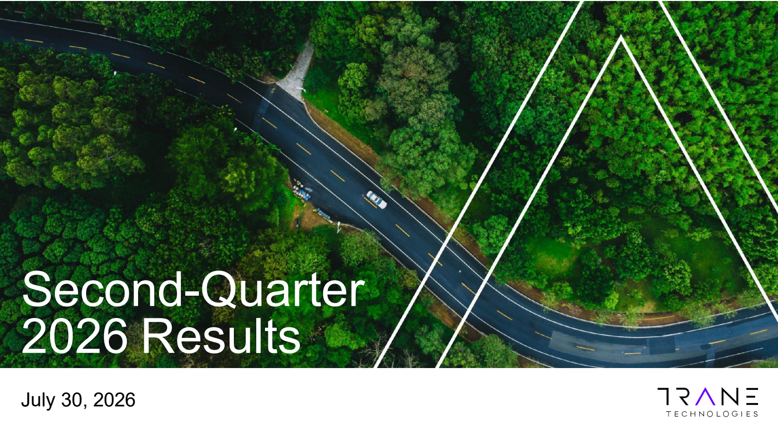 Trane Technologies' Q2 2026 Slide Deck