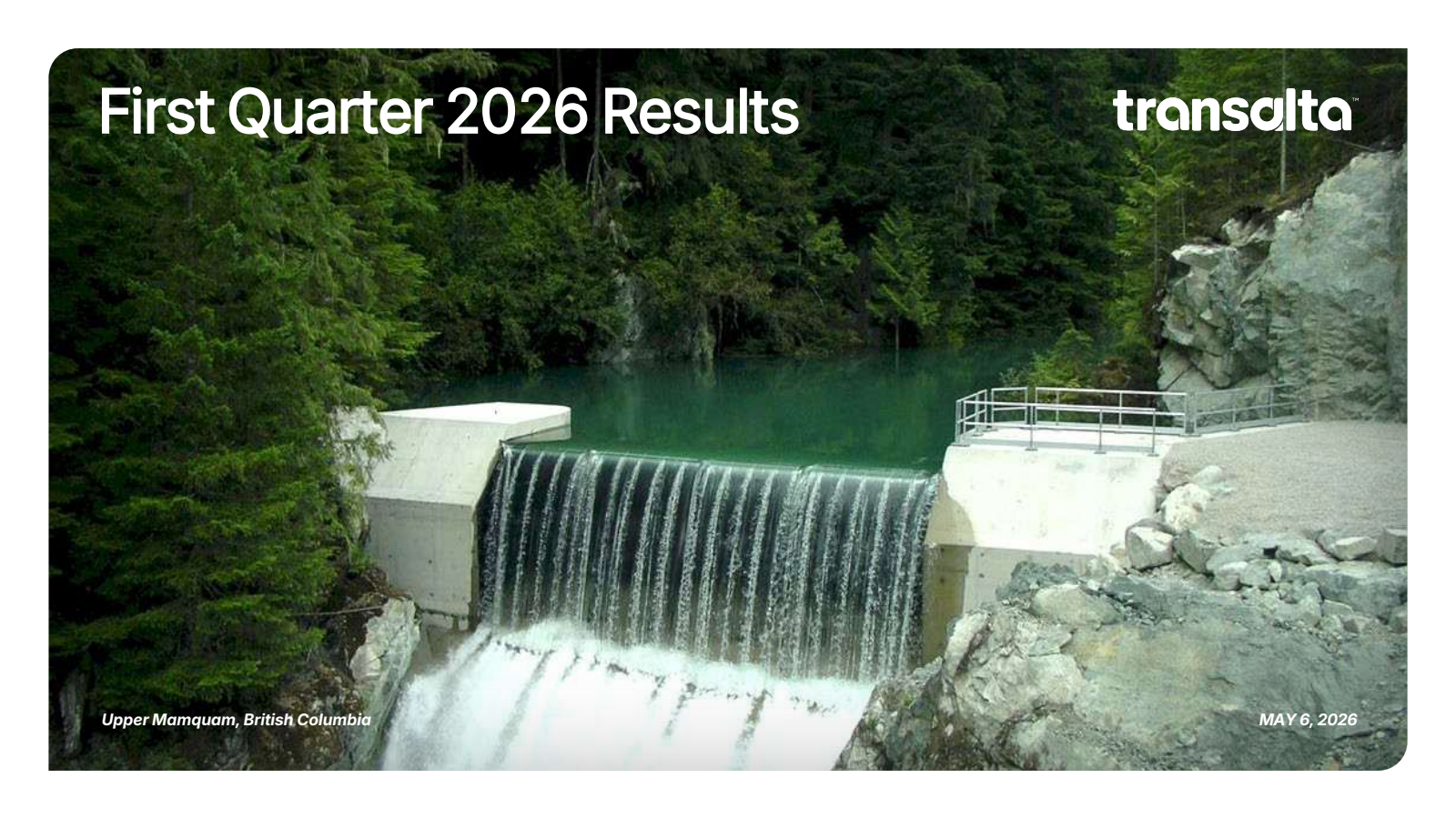 TransAlta's Q1 2026 Slide Deck
