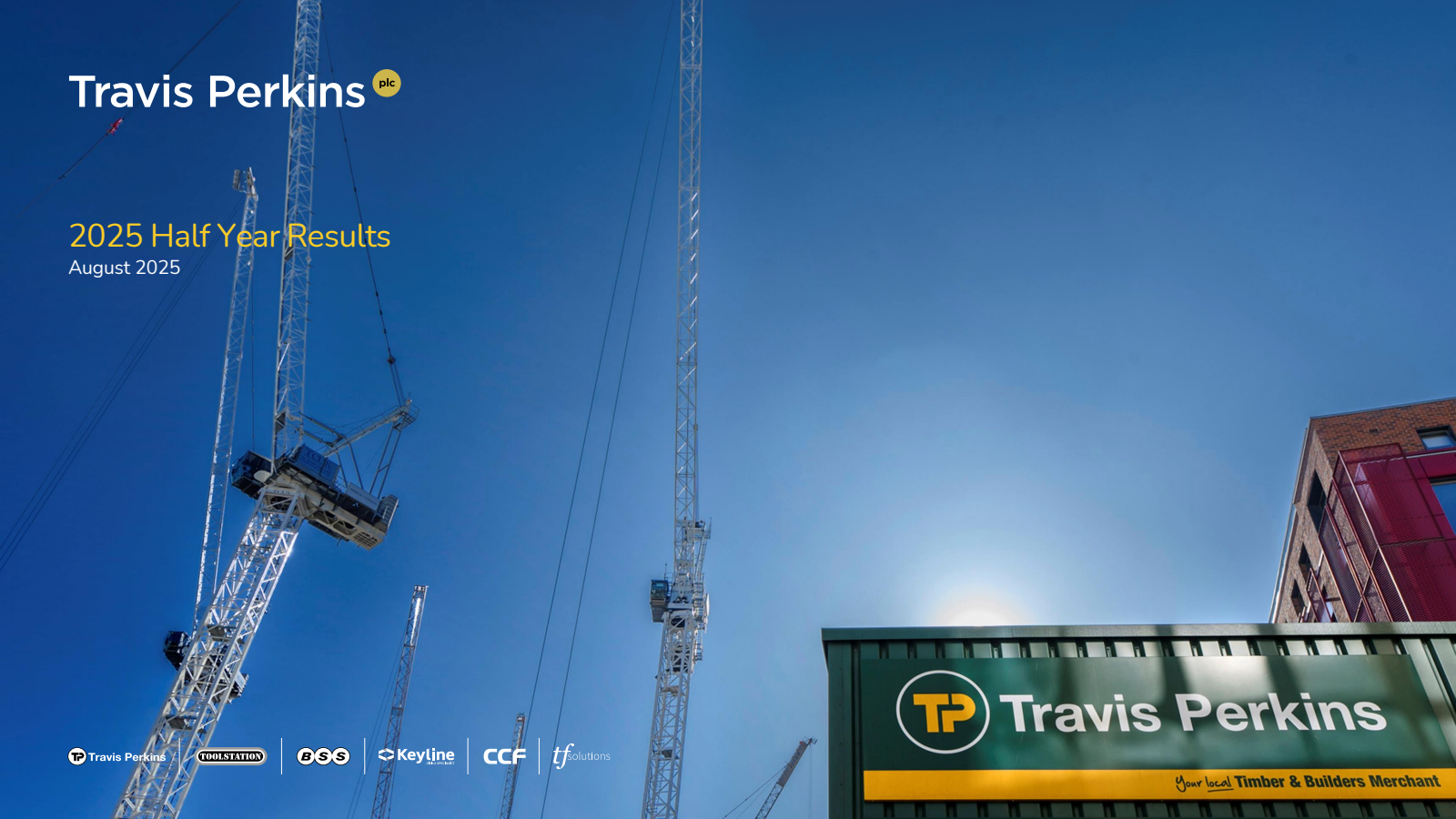 Travis Perkins' H1 2025 Slide Deck