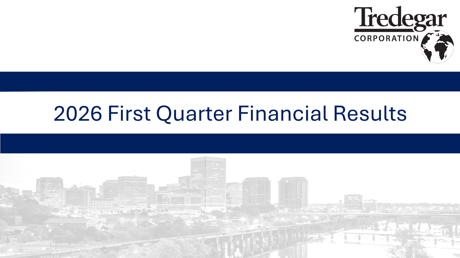 Tredegar's Q1 2026 Slide Deck