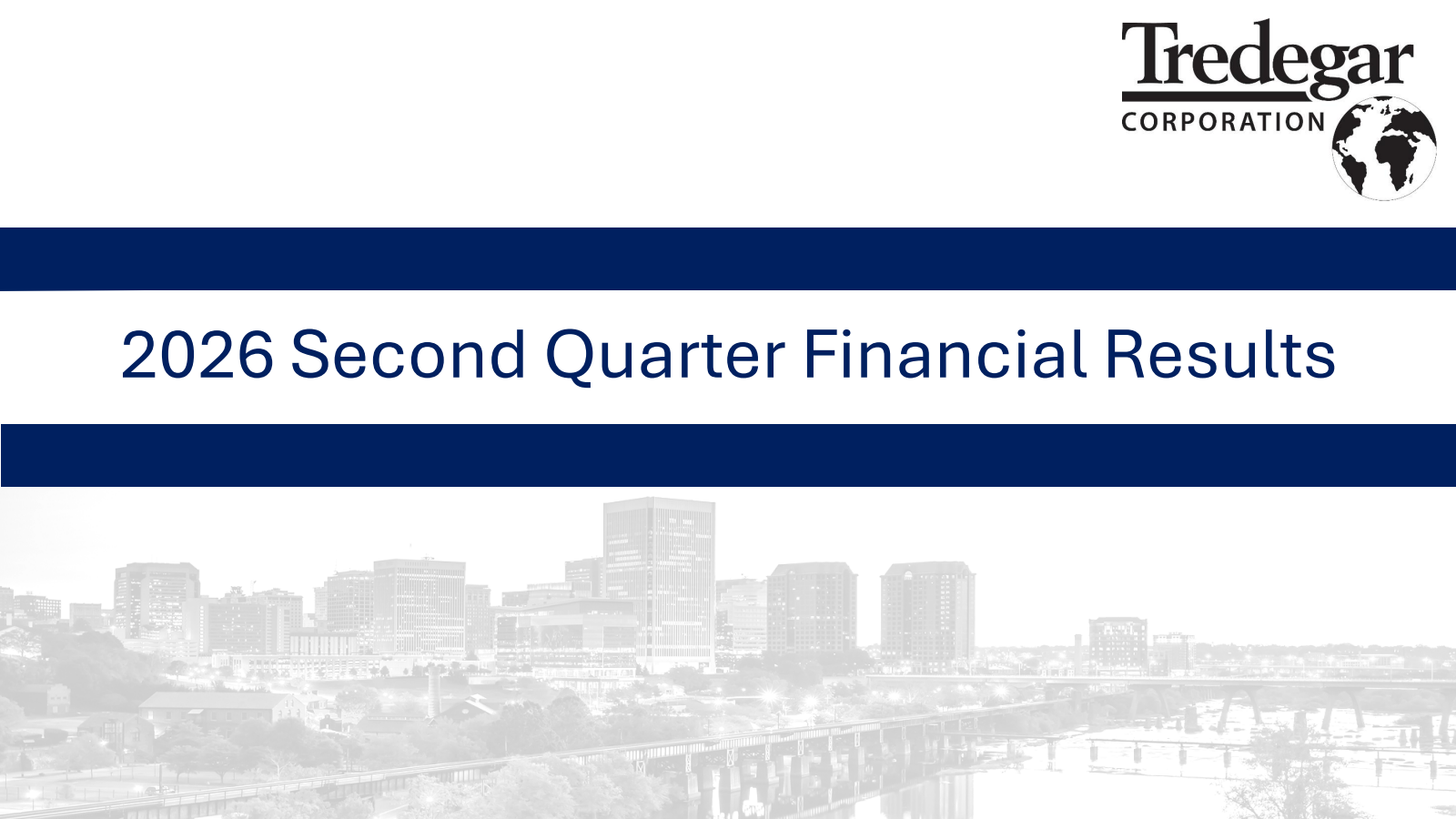 Tredegar's Q2 2026 Slide Deck