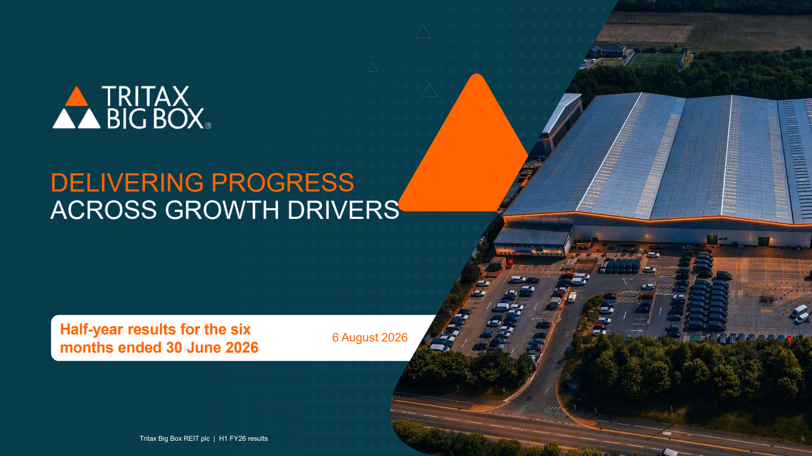 Tritax Big Box REIT's H1 2026 Slide Deck