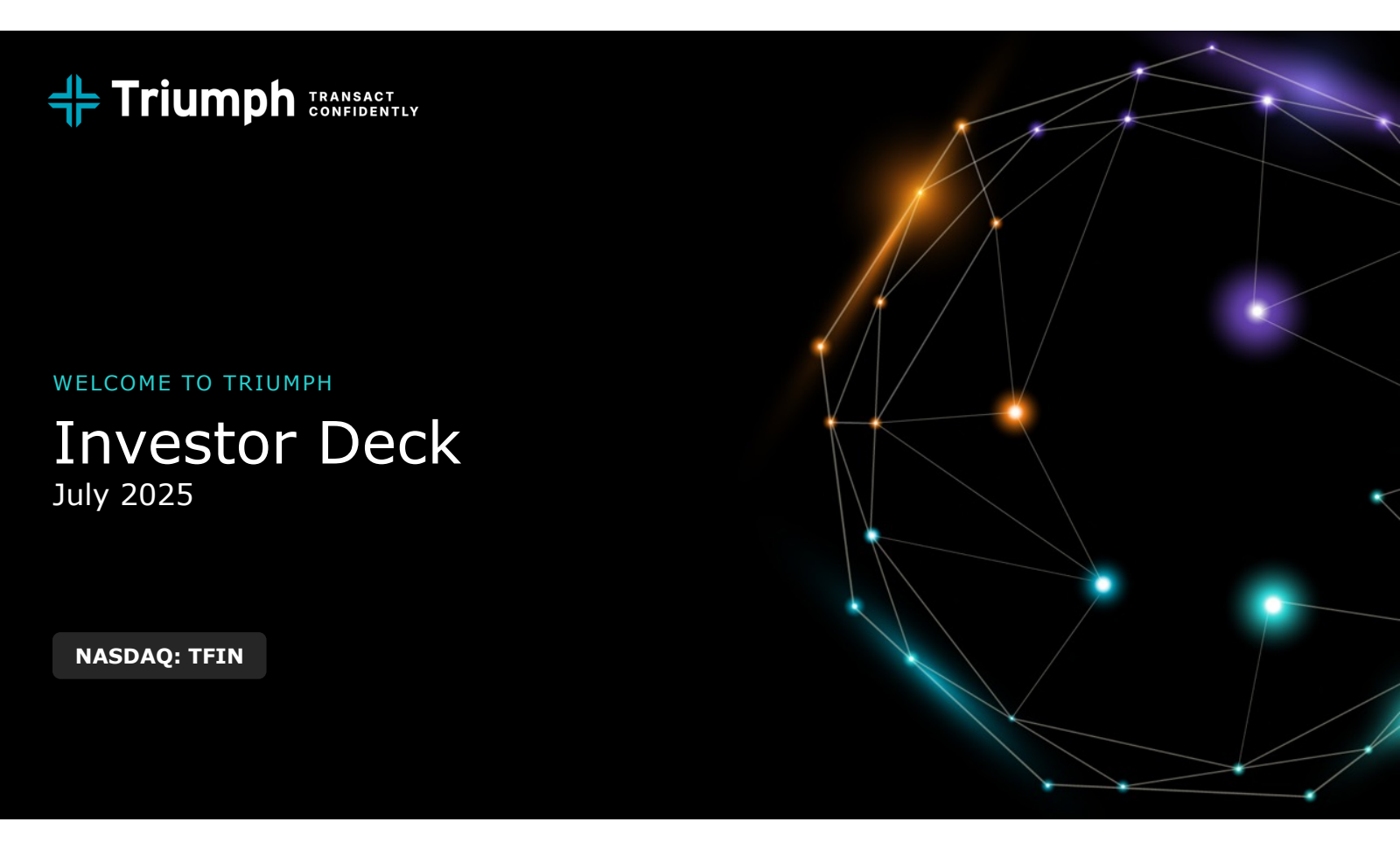 Triumph Financial's Q2 2025 Slide Deck