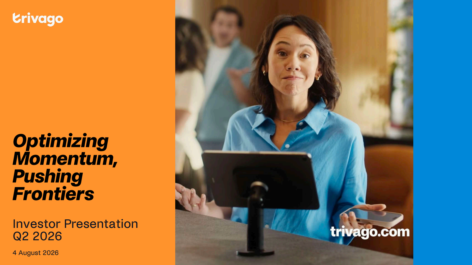 Trivago N.V. ADS's Q2 2026 Slide Deck