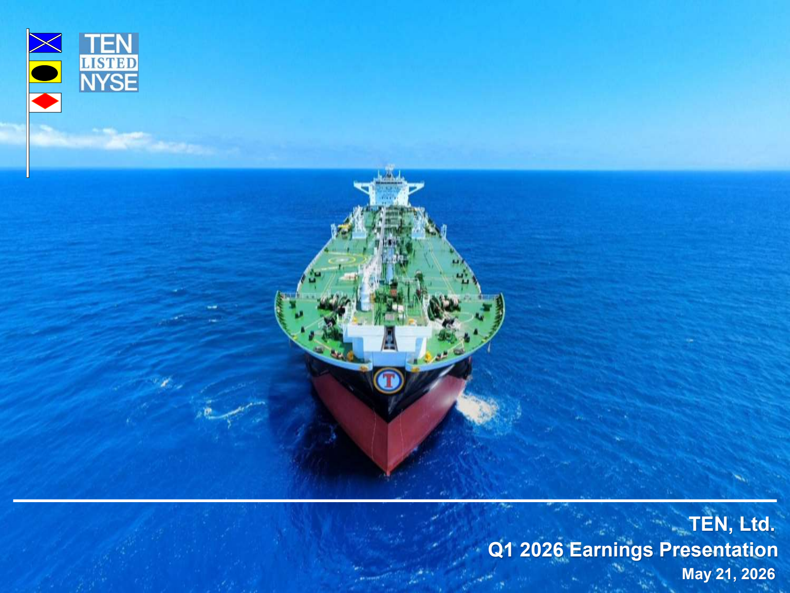 Tsakos Energy Navigation's Q1 2026 Slide Deck