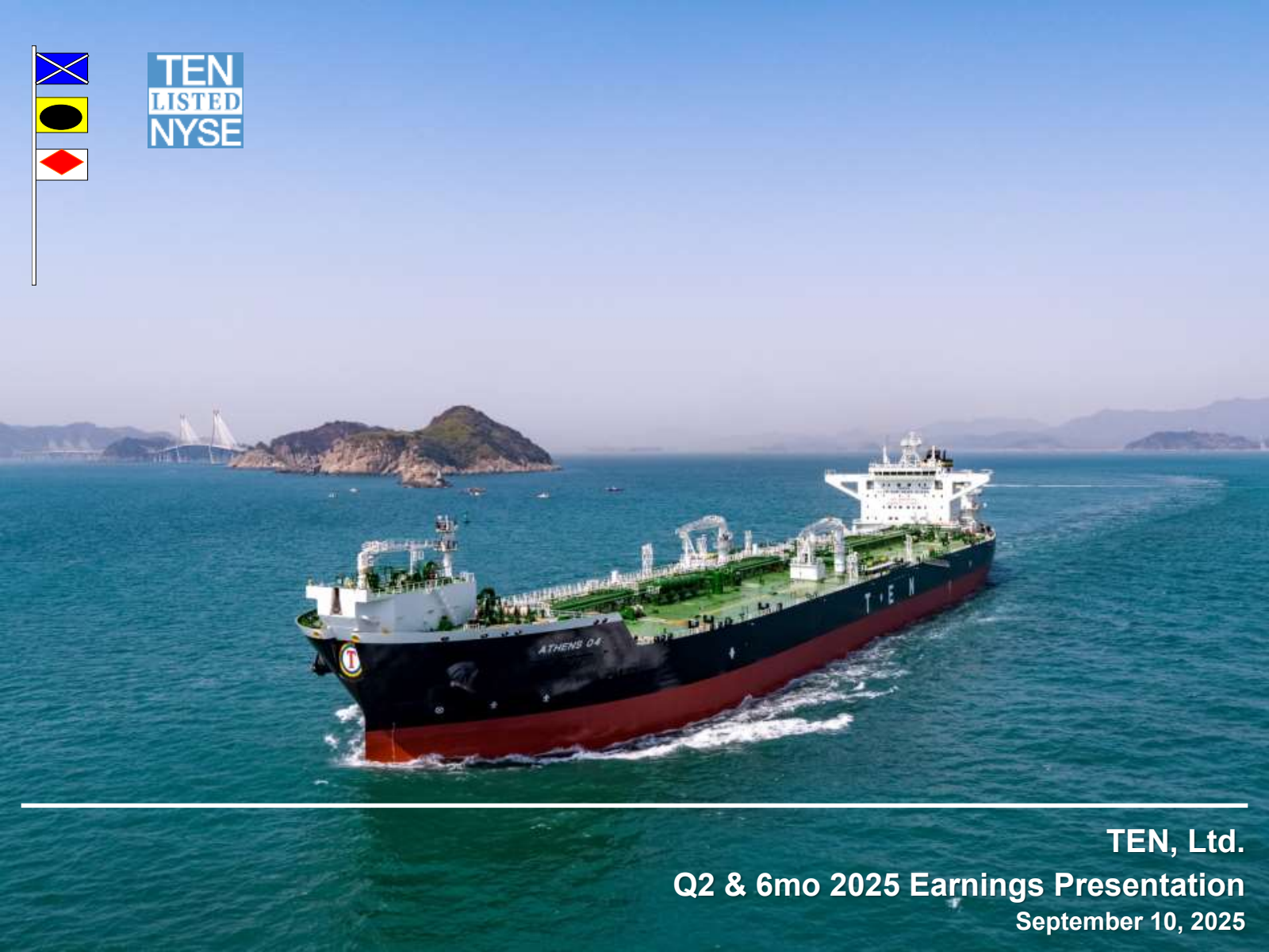 Tsakos Energy Navigation's Q2 2025 Slide Deck