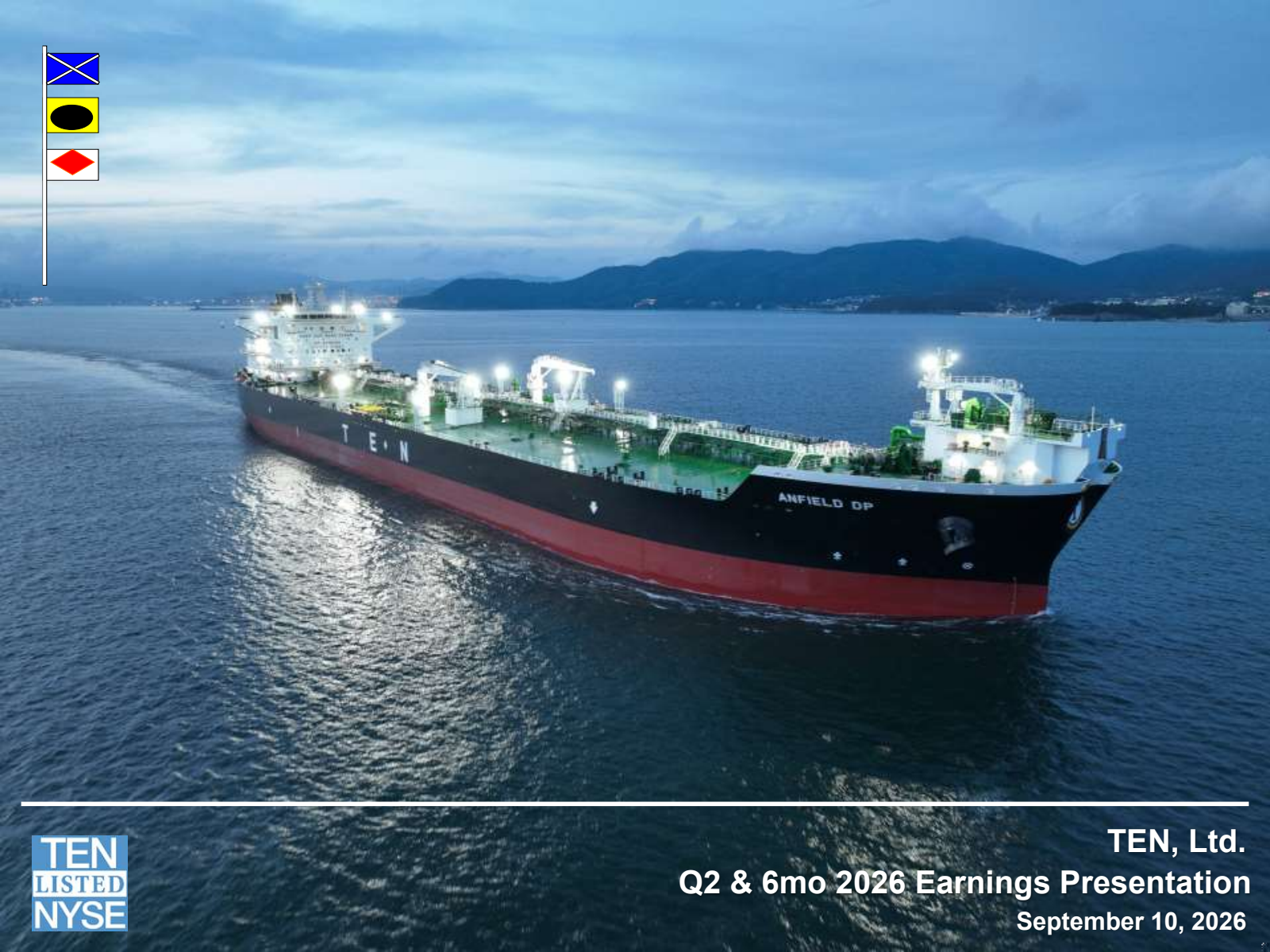 Tsakos Energy Navigation's Q2 2026 Slide Deck