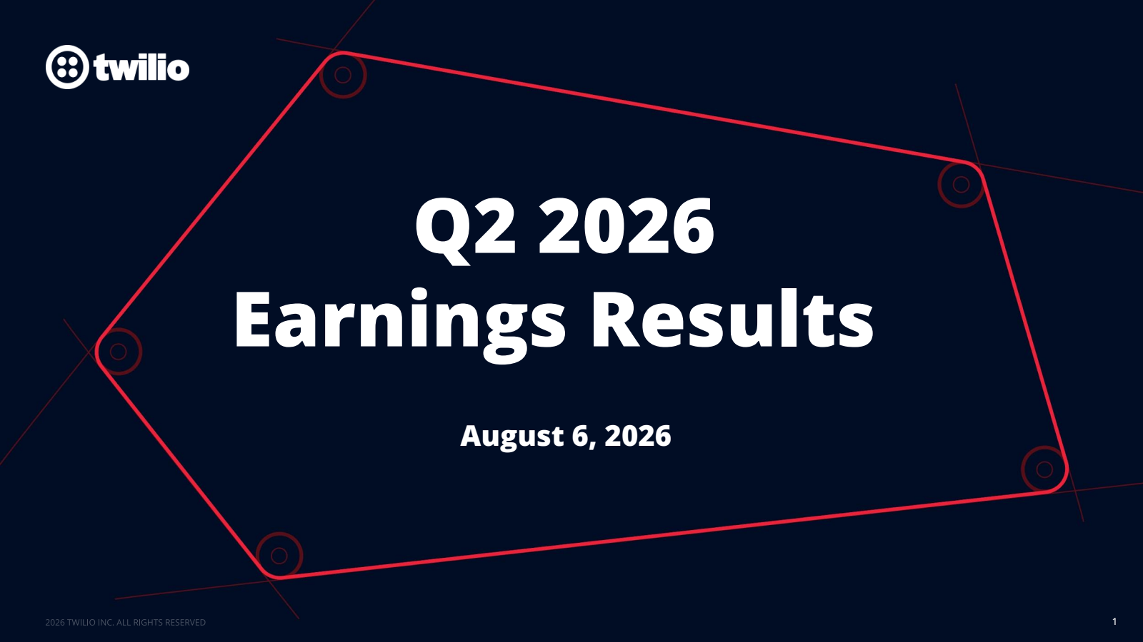 Twilio's Q2 2026 Slide Deck