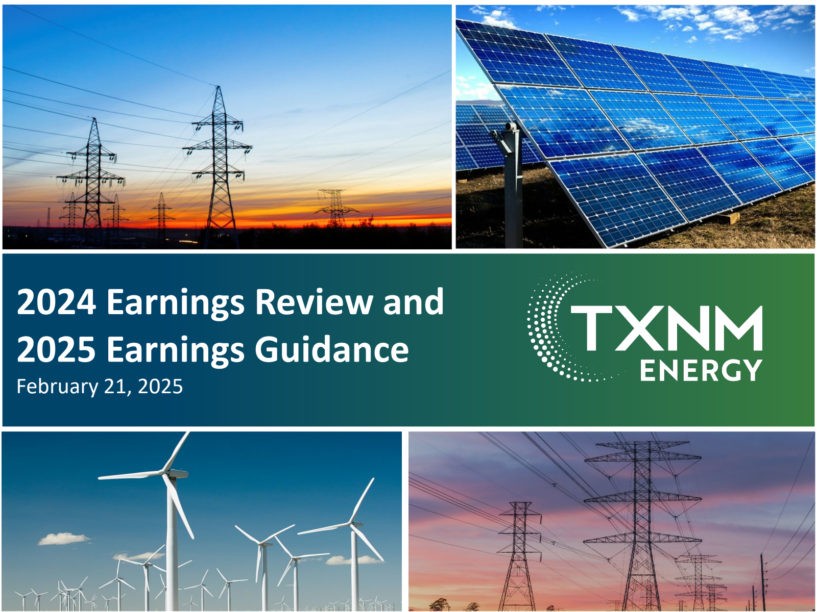 TXNM Energy's Q4 2024 Slide Deck