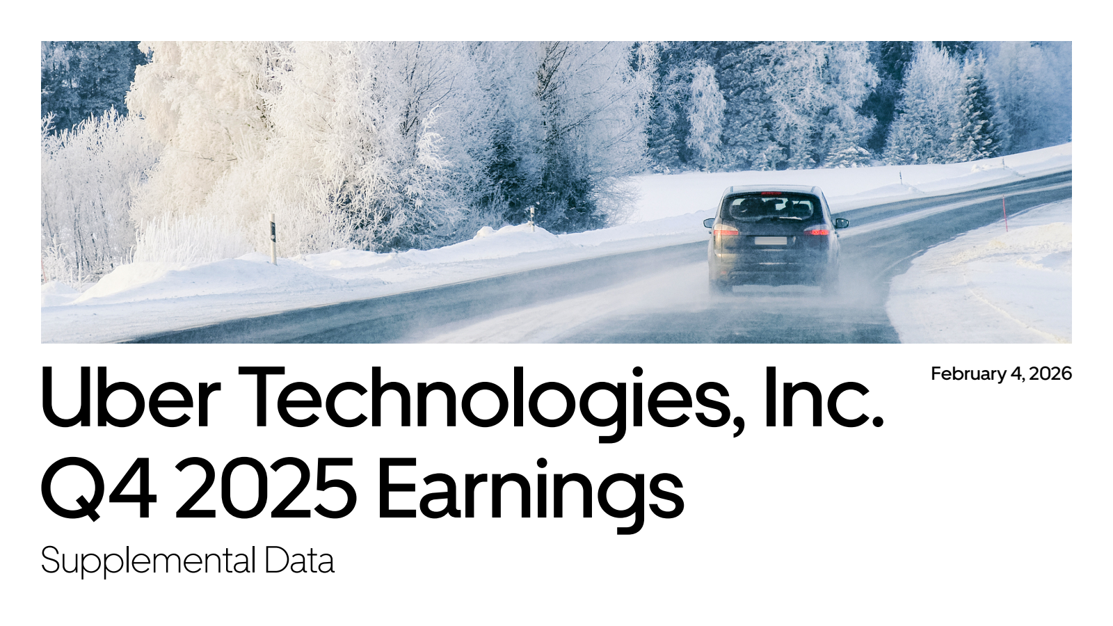 Uber Technologies' Q4 2025 Slide Deck