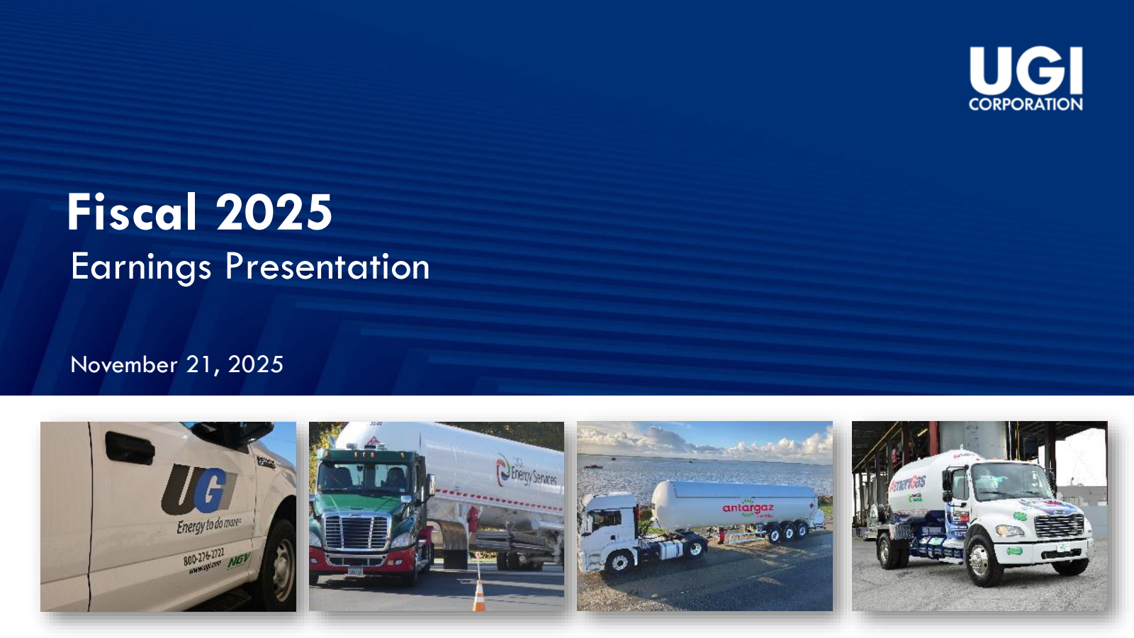UGI's Q4 2025 Slide Deck