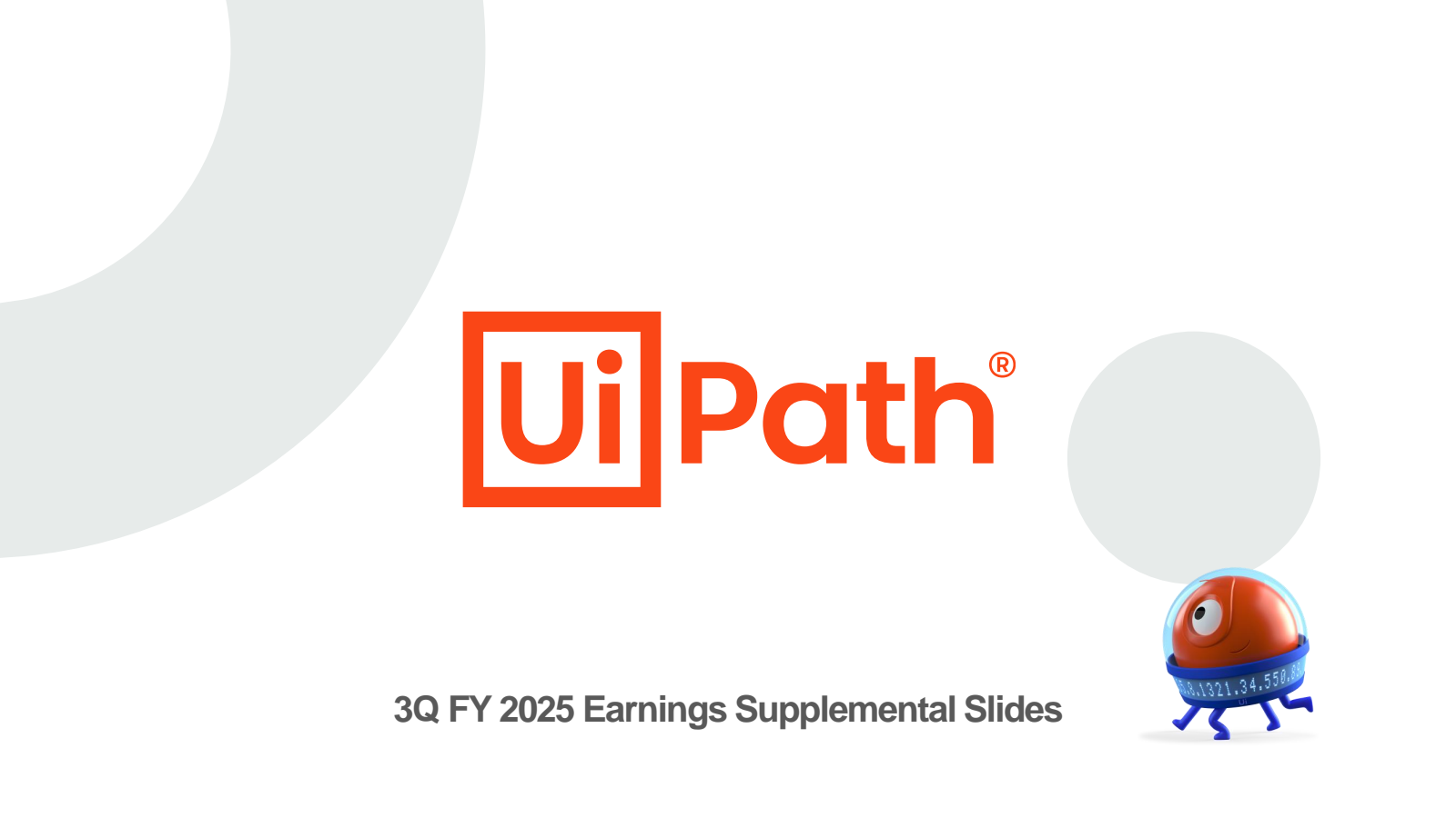 UiPath's Q3 2025 Slide Deck