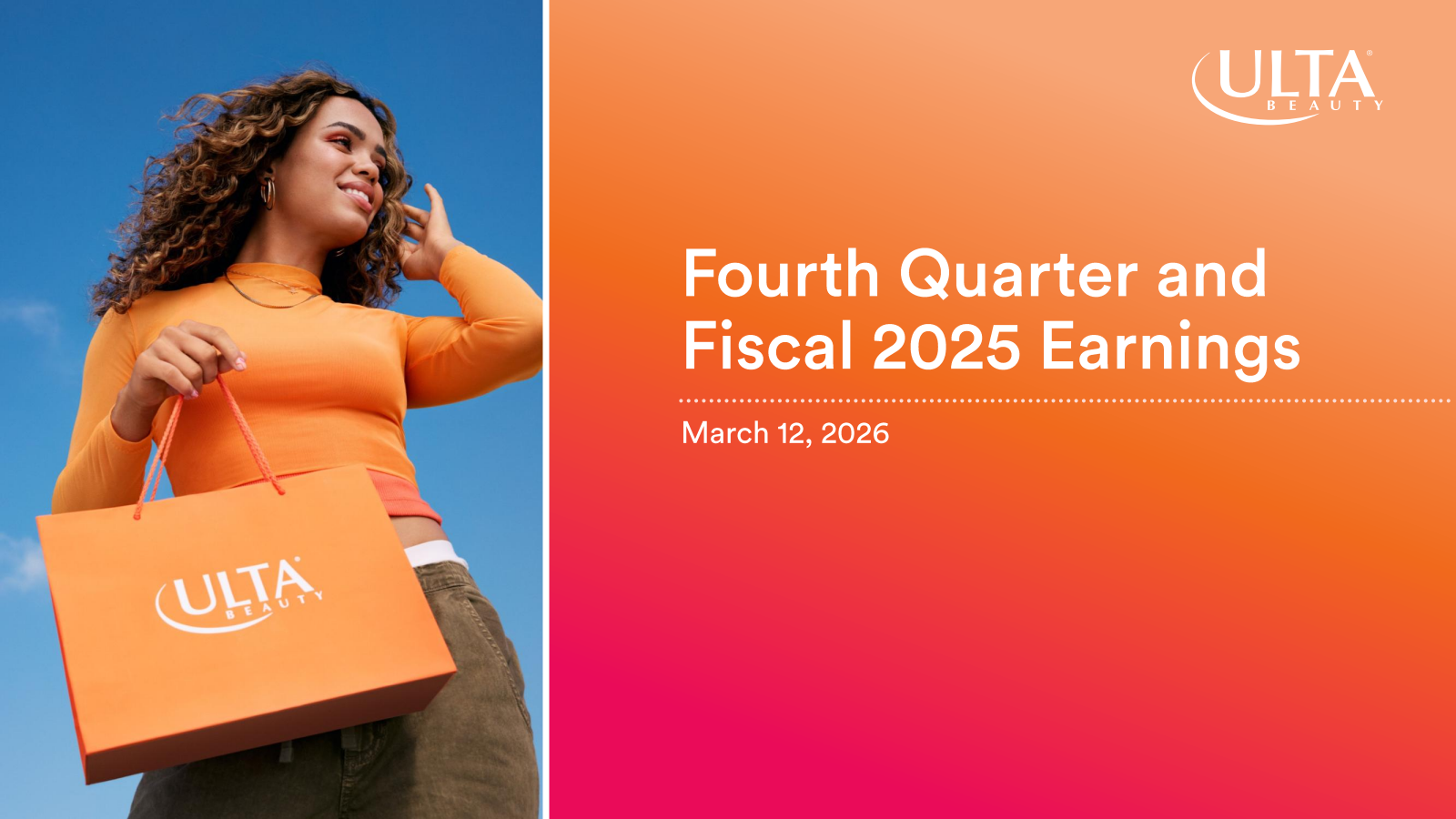 Ulta Beauty's Q4 2026 Slide Deck