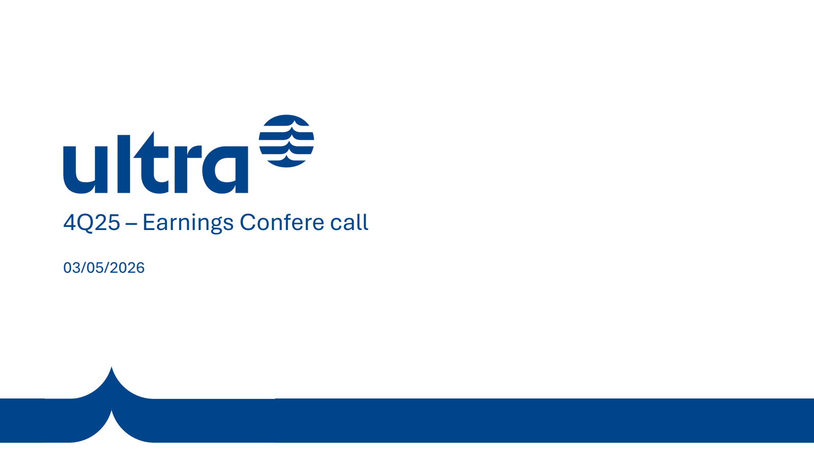 Ultrapar Participacoes' Q4 2025 Slide Deck