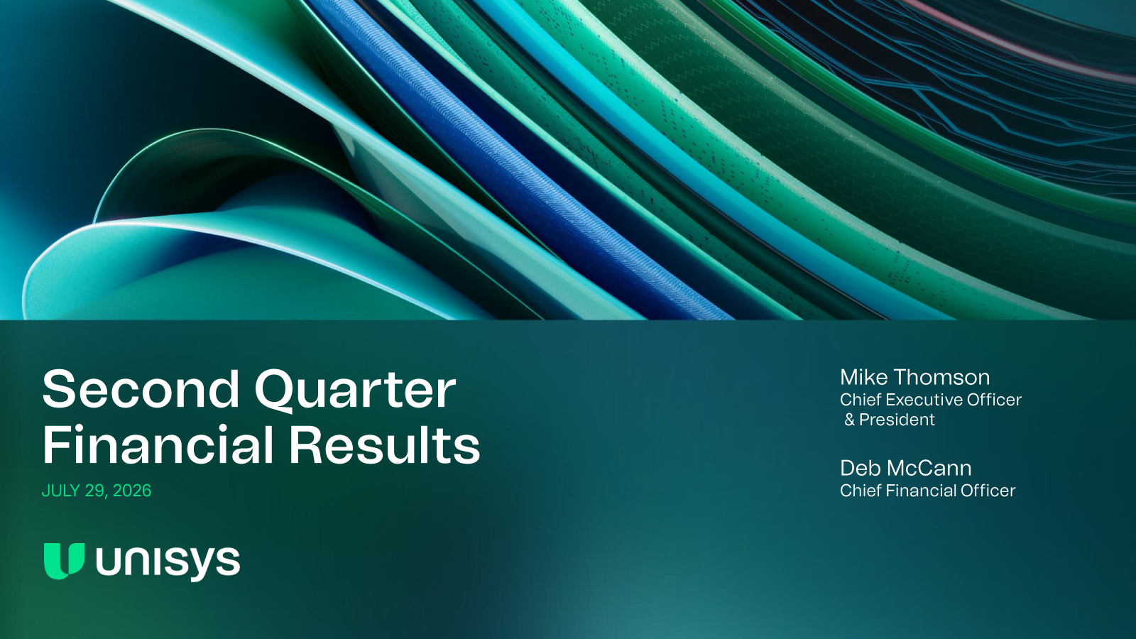 Unisys' Q2 2026 Slide Deck