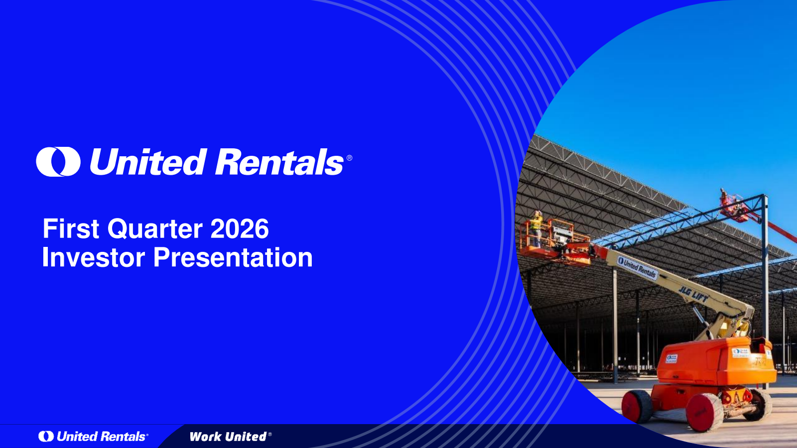 United Rentals' Q1 2026 Slide Deck
