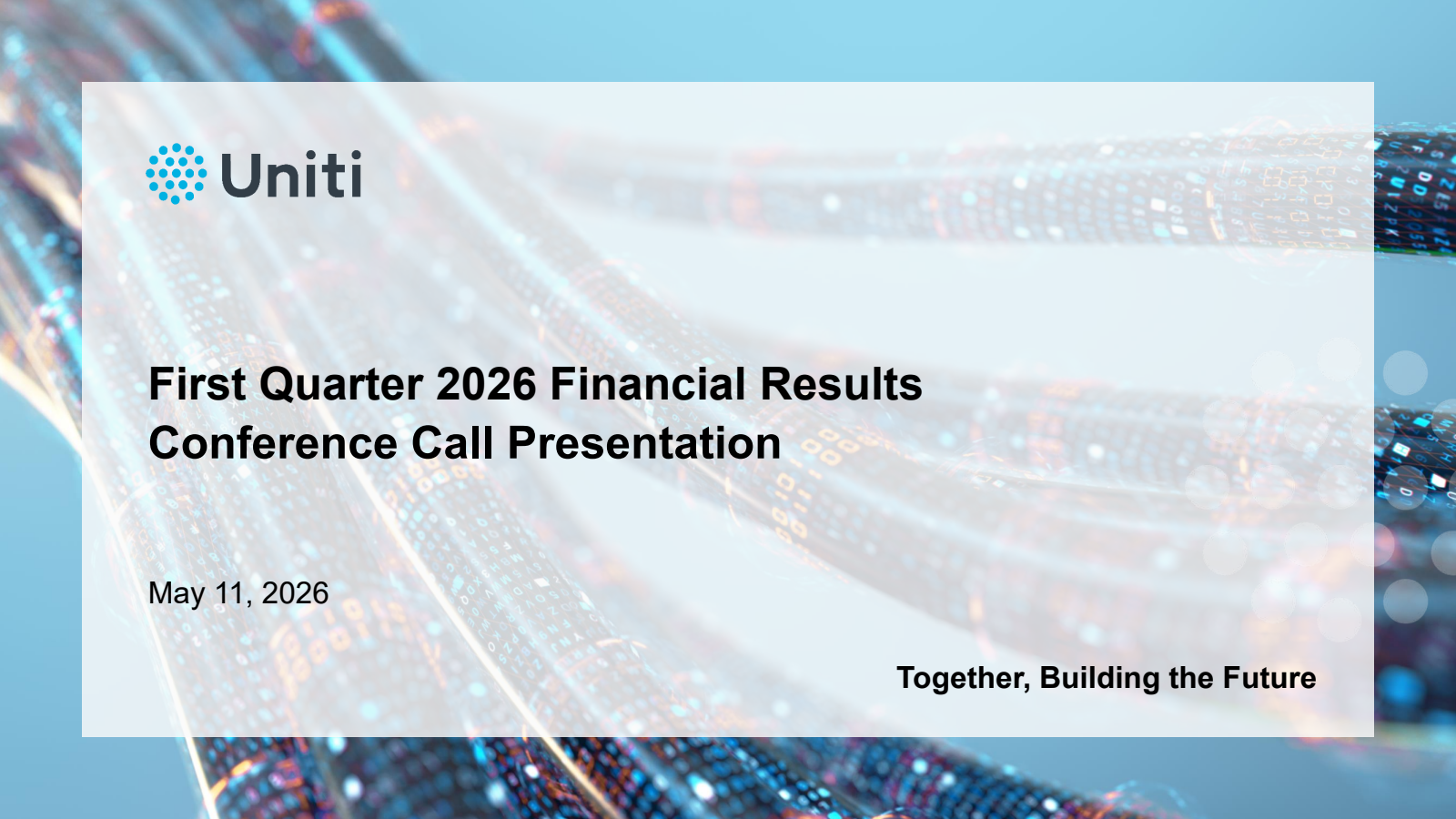 Uniti Group's Q1 2026 Slide Deck
