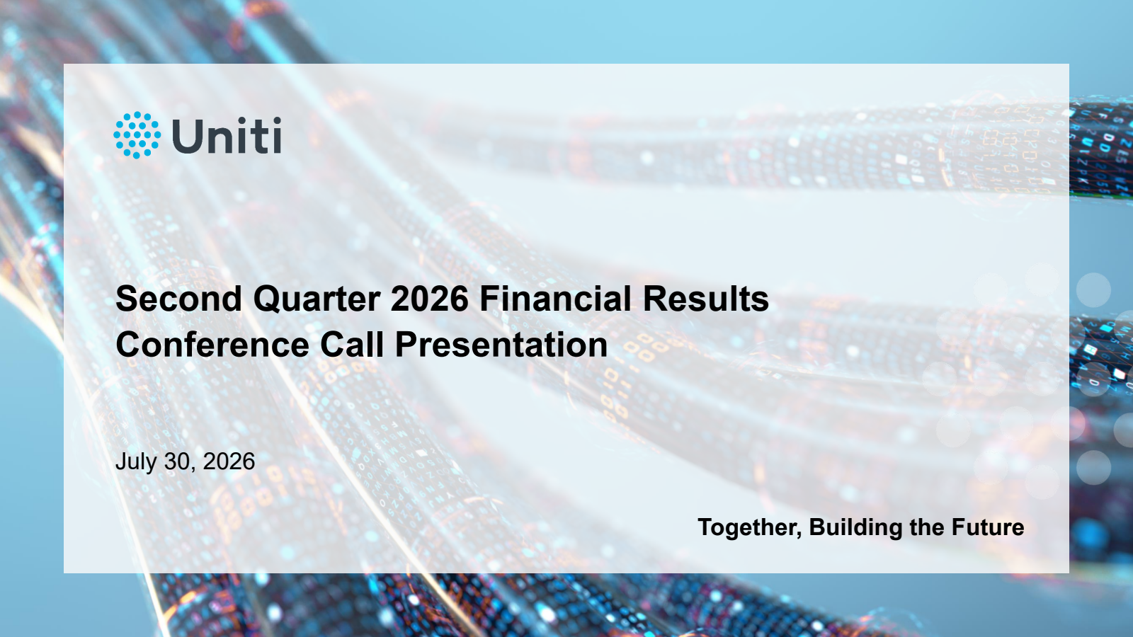 Uniti Group's Q2 2026 Slide Deck