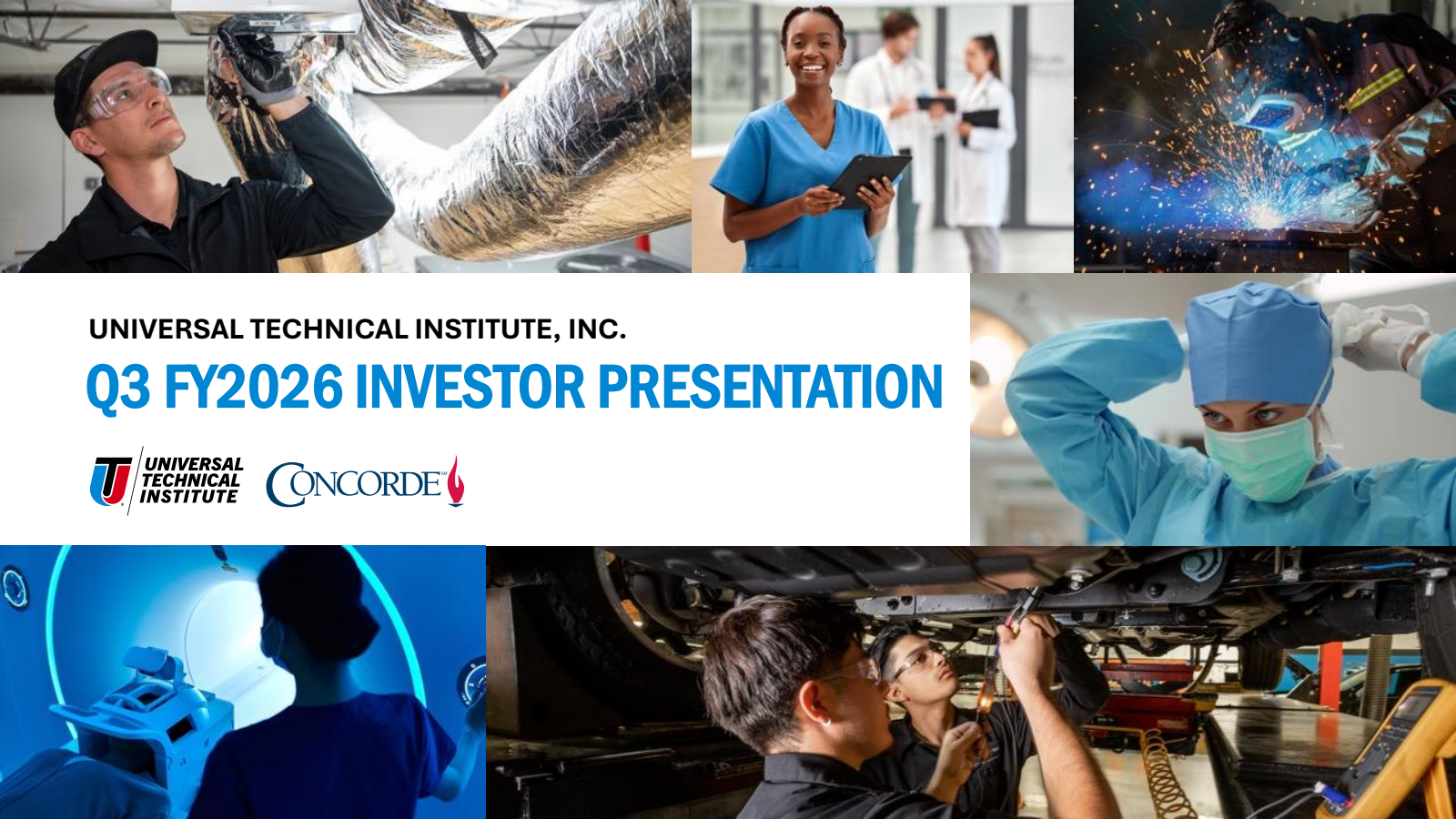 Universal Technical Institute's Q3 2026 Slide Deck
