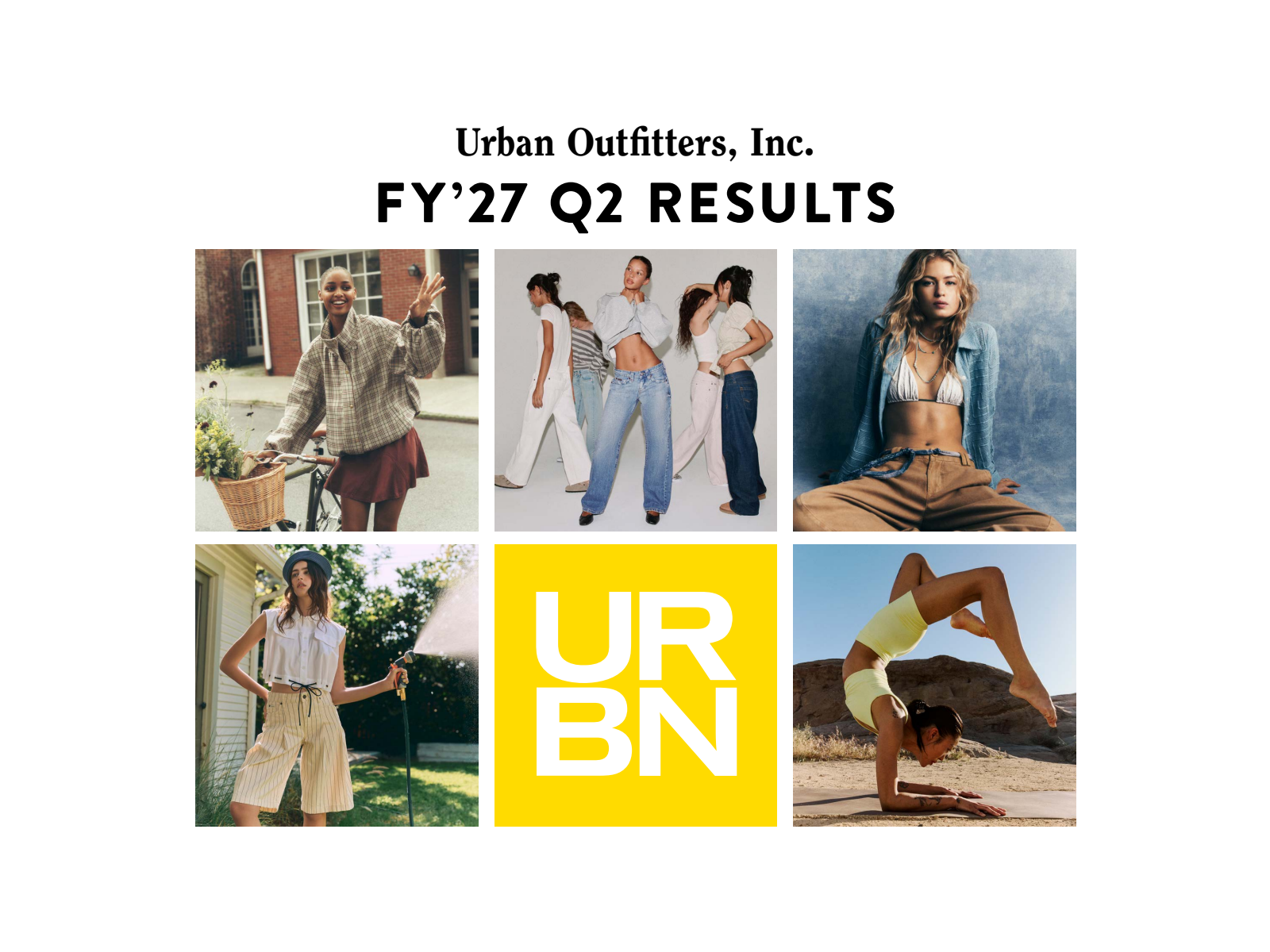Urban Outfitters' Q2 2027 Slide Deck