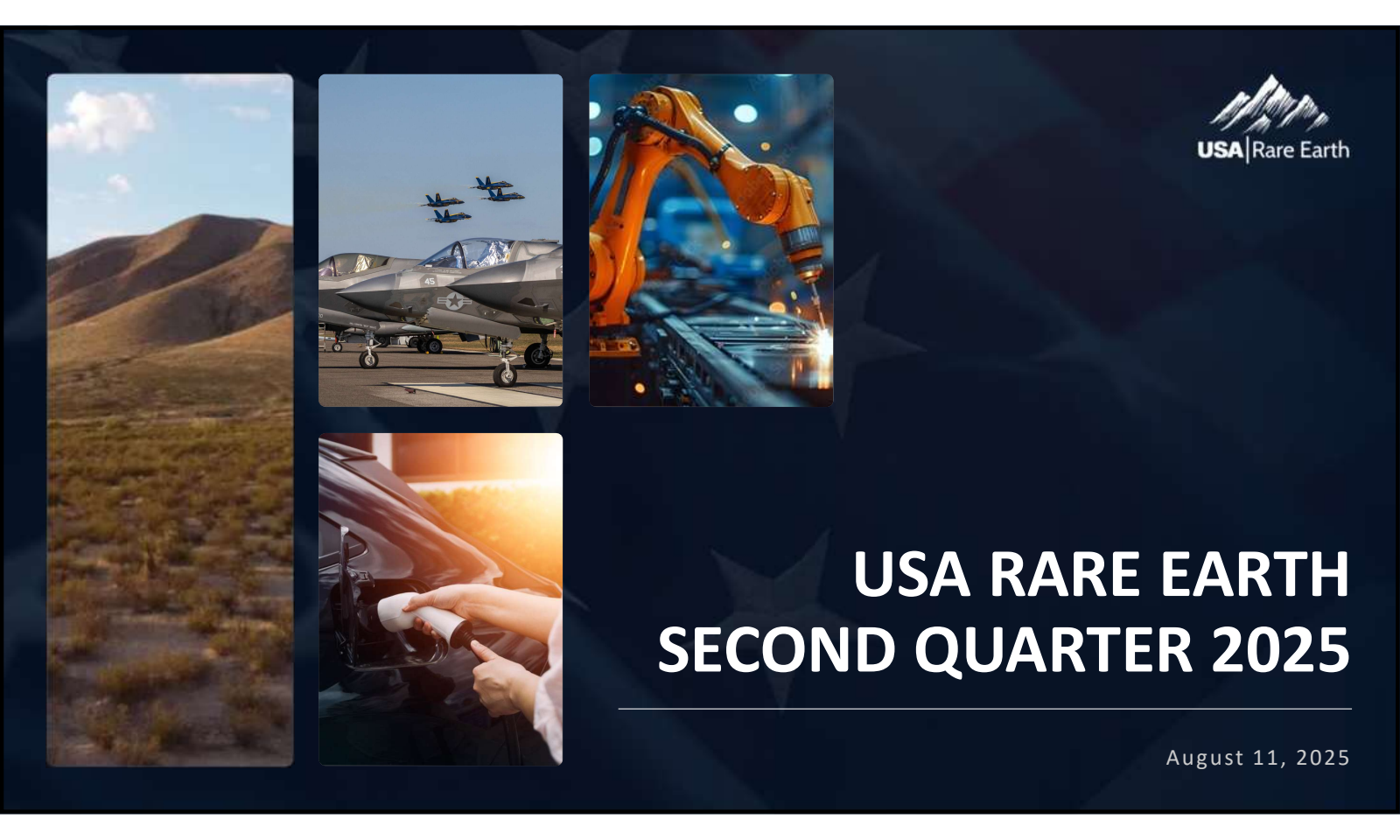 USA Rare Earth's Q2 2025 Slide Deck
