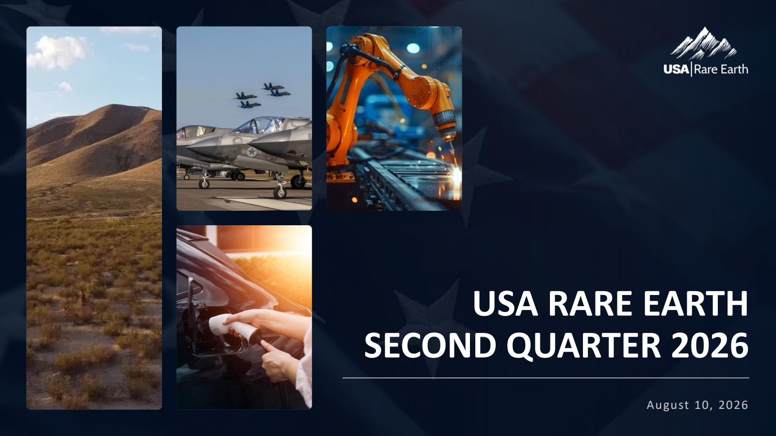 USA Rare Earth's Q2 2026 Slide Deck