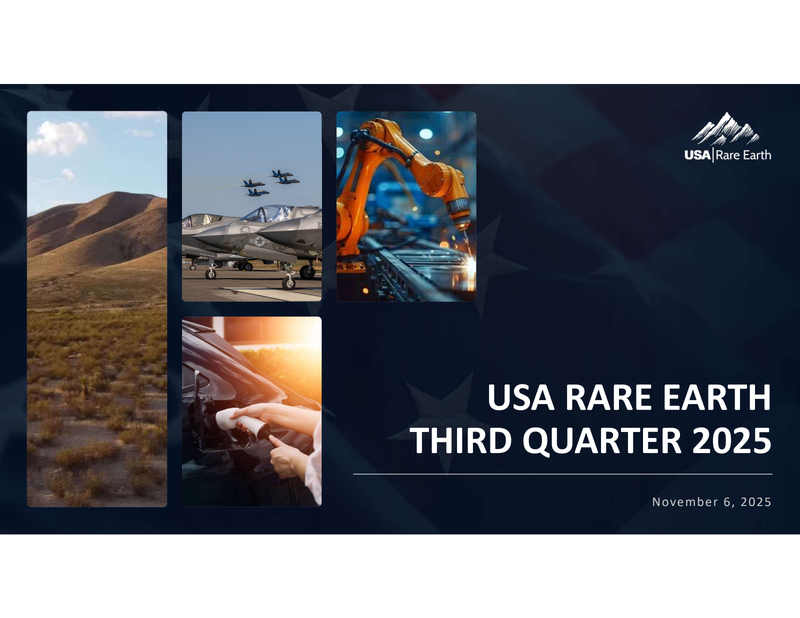 USA Rare Earth's Q3 2025 Slide Deck