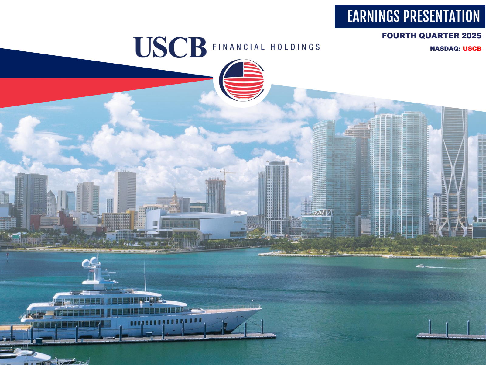 USCB Financial's Q4 2025 Slide Deck