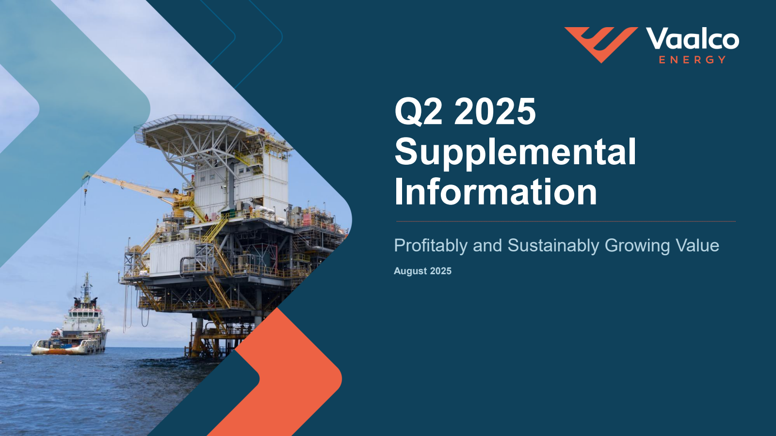 Vaalco Energy's Q2 2025 Slide Deck
