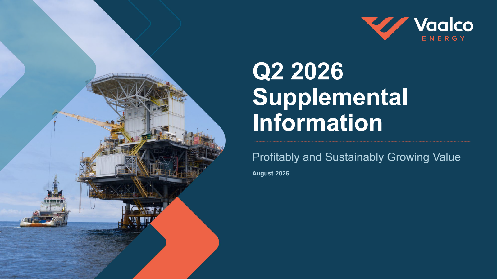 Vaalco Energy's Q2 2026 Slide Deck