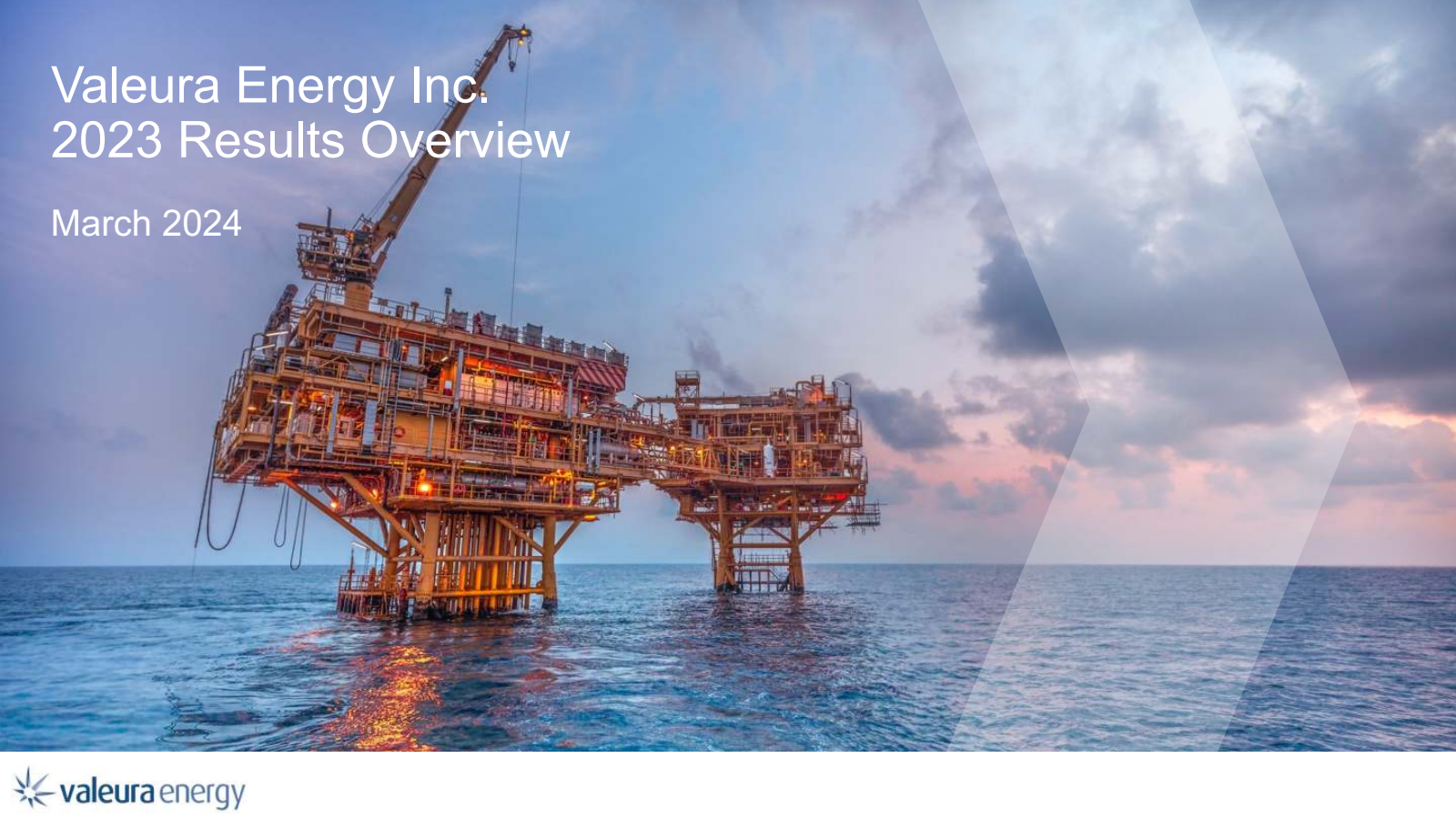 Valeura Energy's Q4 2023 Slide Deck